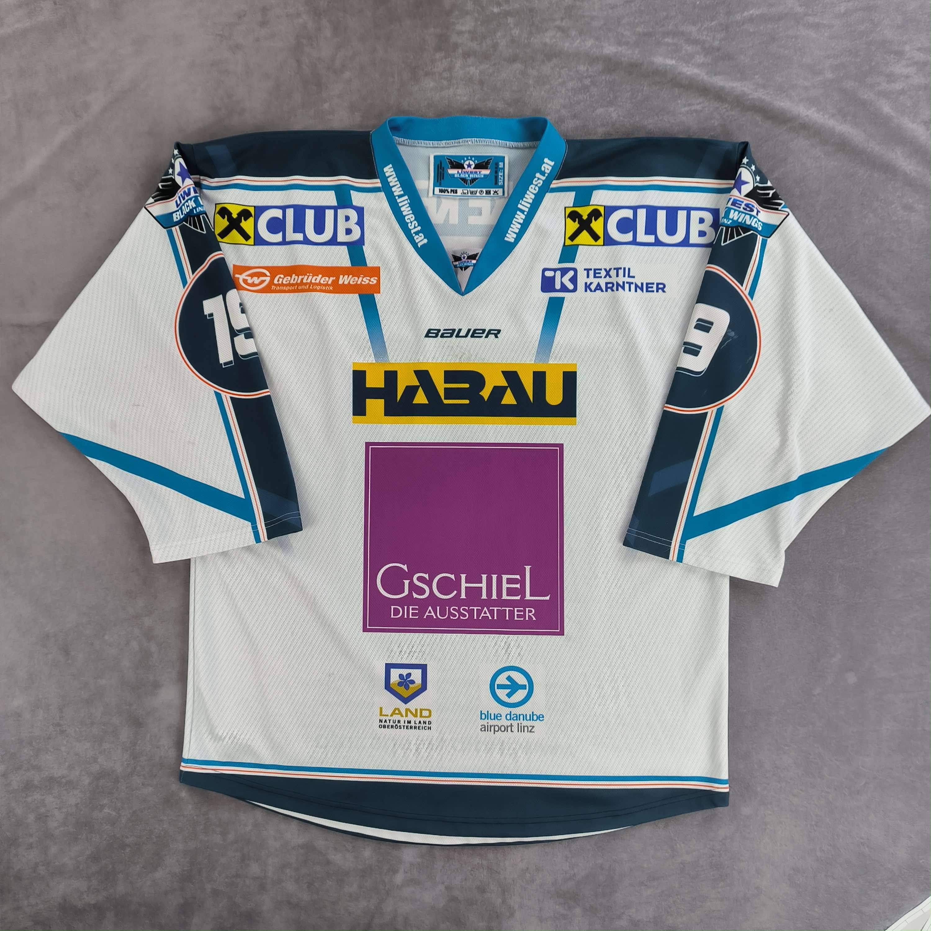 Other Black Wings Linz #19 hockey jersey shirt size M Size US M / EU 48-50 / 2 - 1 Thumbnail