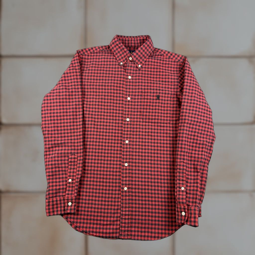 Polo Ralph Lauren VINTAGE Polo Ralph Lauren Shirt Men’s M Buffalo Plaid Button-Down Classic Fit Pony Size US M / EU 48-50 / 2 - 1 Thumbnail
