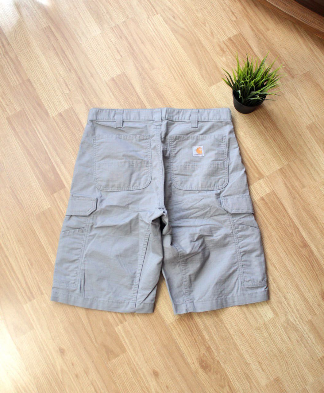 Carhartt 🔥 Carhartt Mens Cargo Shorts Grey Relaxed Fit Cotton Size US 33 - 1 Thumbnail
