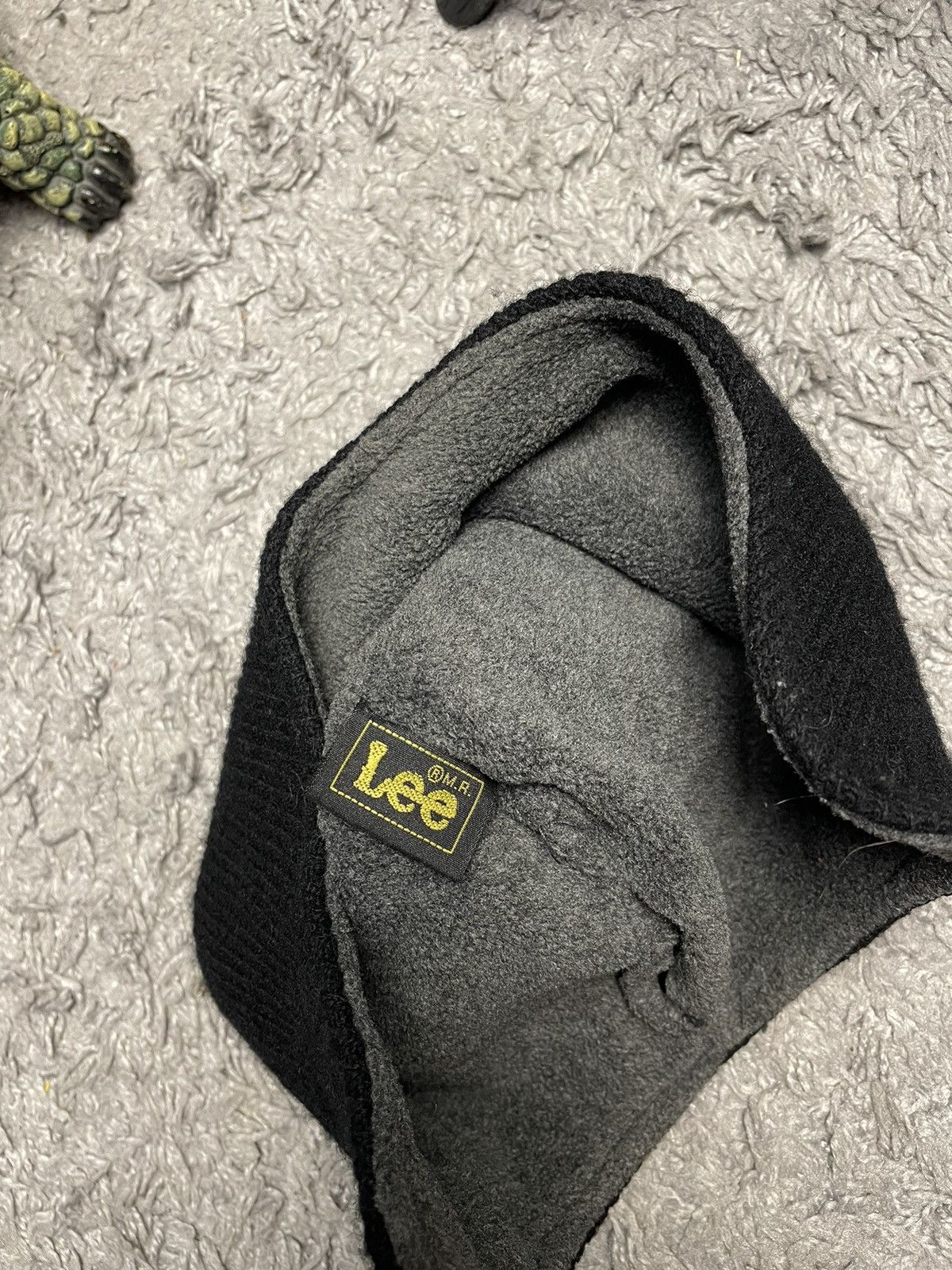 Lee Vintage Lee Small Logo Beanie Hat y2k Size ONE SIZE - 4 Thumbnail