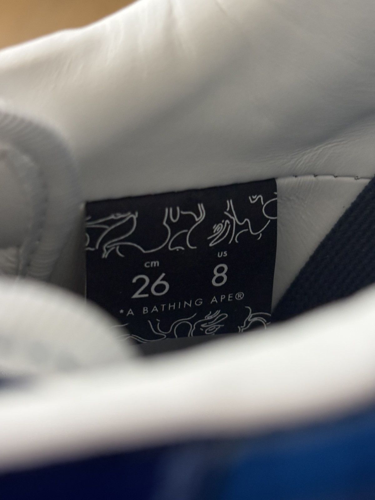 Bape Authentic ape bape bape sta Icon US 8 navy blue new Size US 8 / EU 41 - 6 Thumbnail