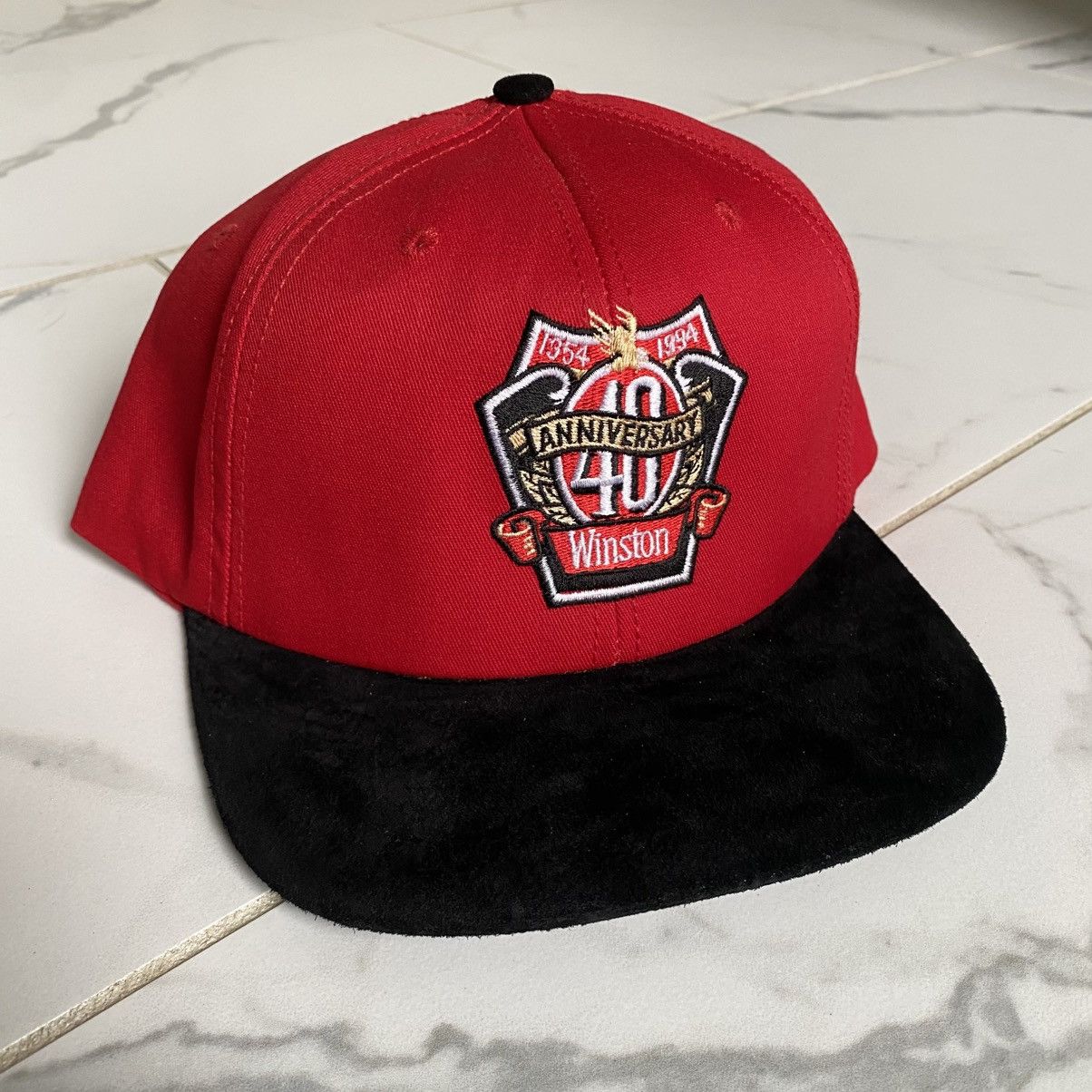 NASCAR Vintage 1994 Winston Cup NASCAR 40th Anniversary Hat Cap Size ONE SIZE - 1 Thumbnail