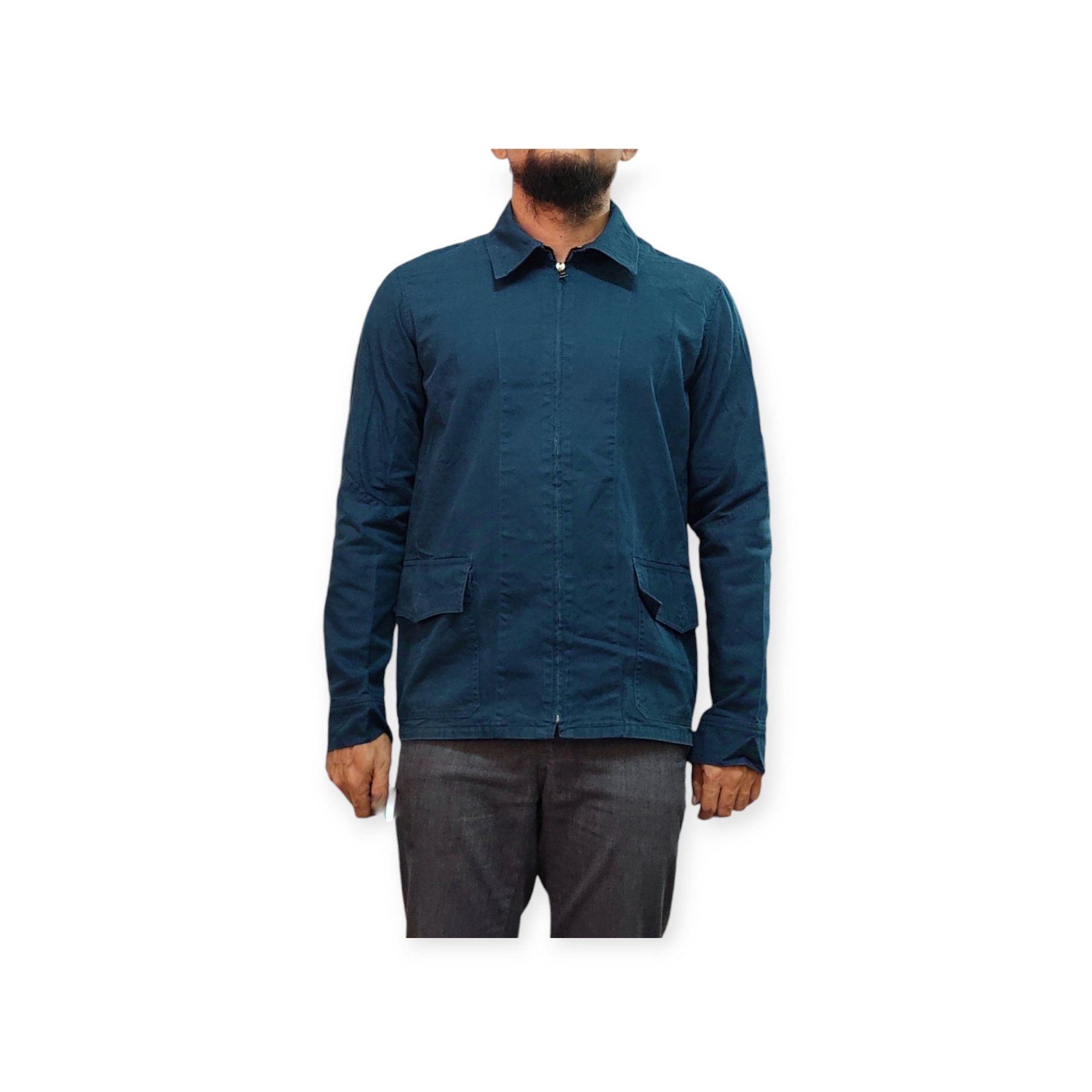 A.P.C. Light Cotton Minimalist Zipper Jacket Size US S / EU 44-46 / 1 - 14 Thumbnail