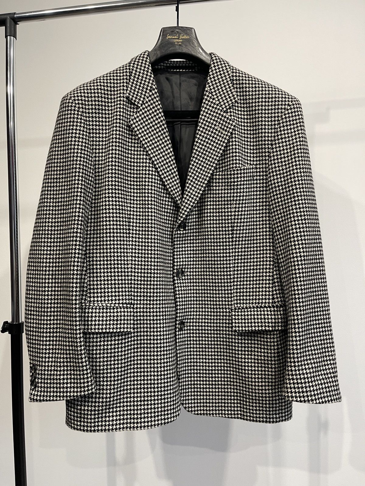 Hugo Boss Vintage cashmere wool blazer sport coat classic blazer XL Size 42R - 2 Thumbnail