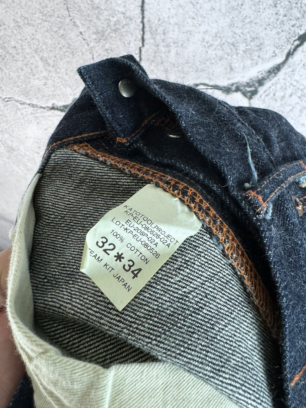 Hiroshi Kato Kato Pen Slim 32x34 Stretch Japanese Selvedge Jeans Size US 34 / EU 50 - 6 Thumbnail