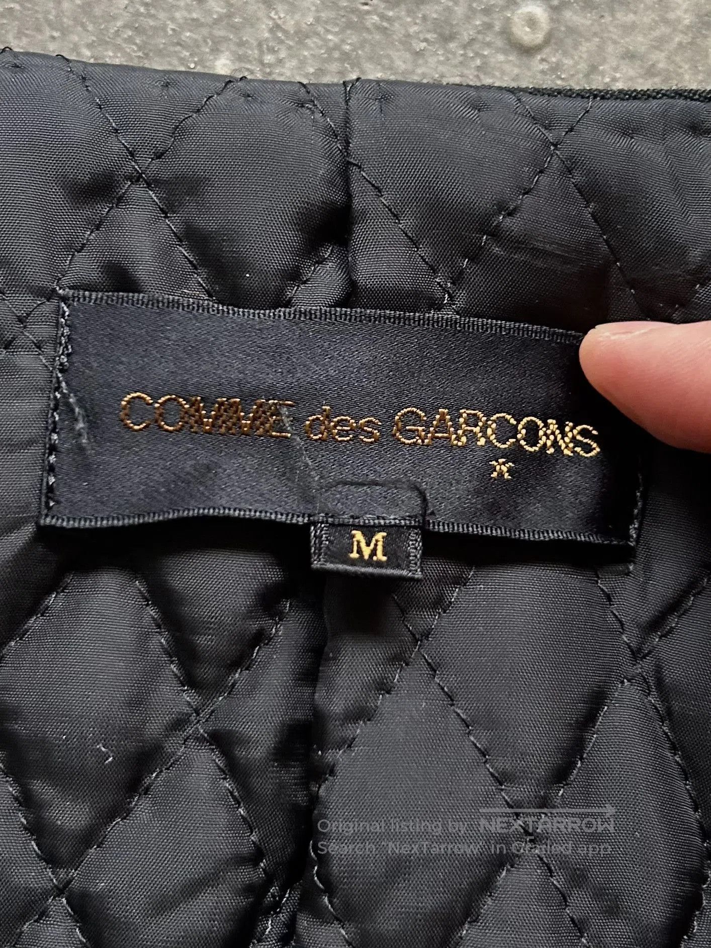 Comme des Garcons COMME des GARÇONS 1988AW Detachable Lapel Coat. Size US M / EU 48-50 / 2 - 8 Thumbnail
