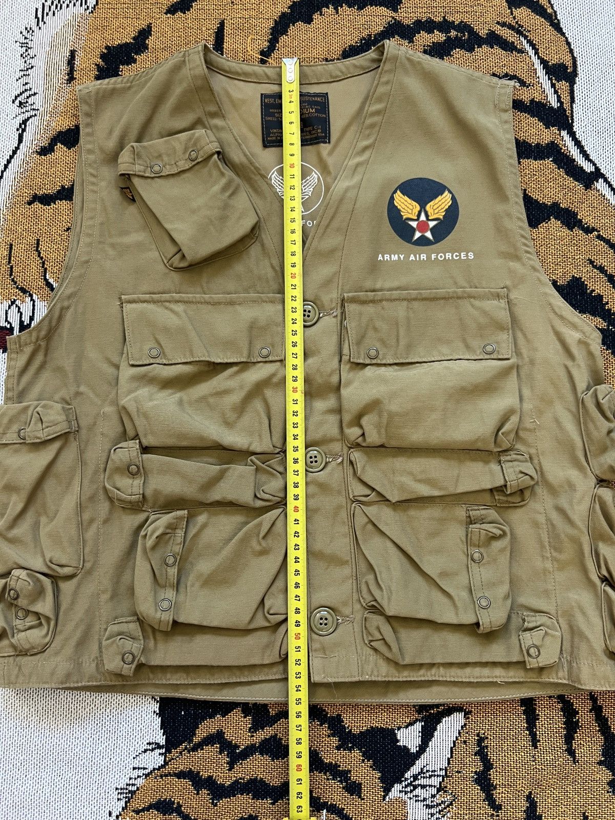 Alpha Industries Alpha Industries - rare Air Force Tactical vests Type-C1 Size US M / EU 48-50 / 2 - 7 Thumbnail