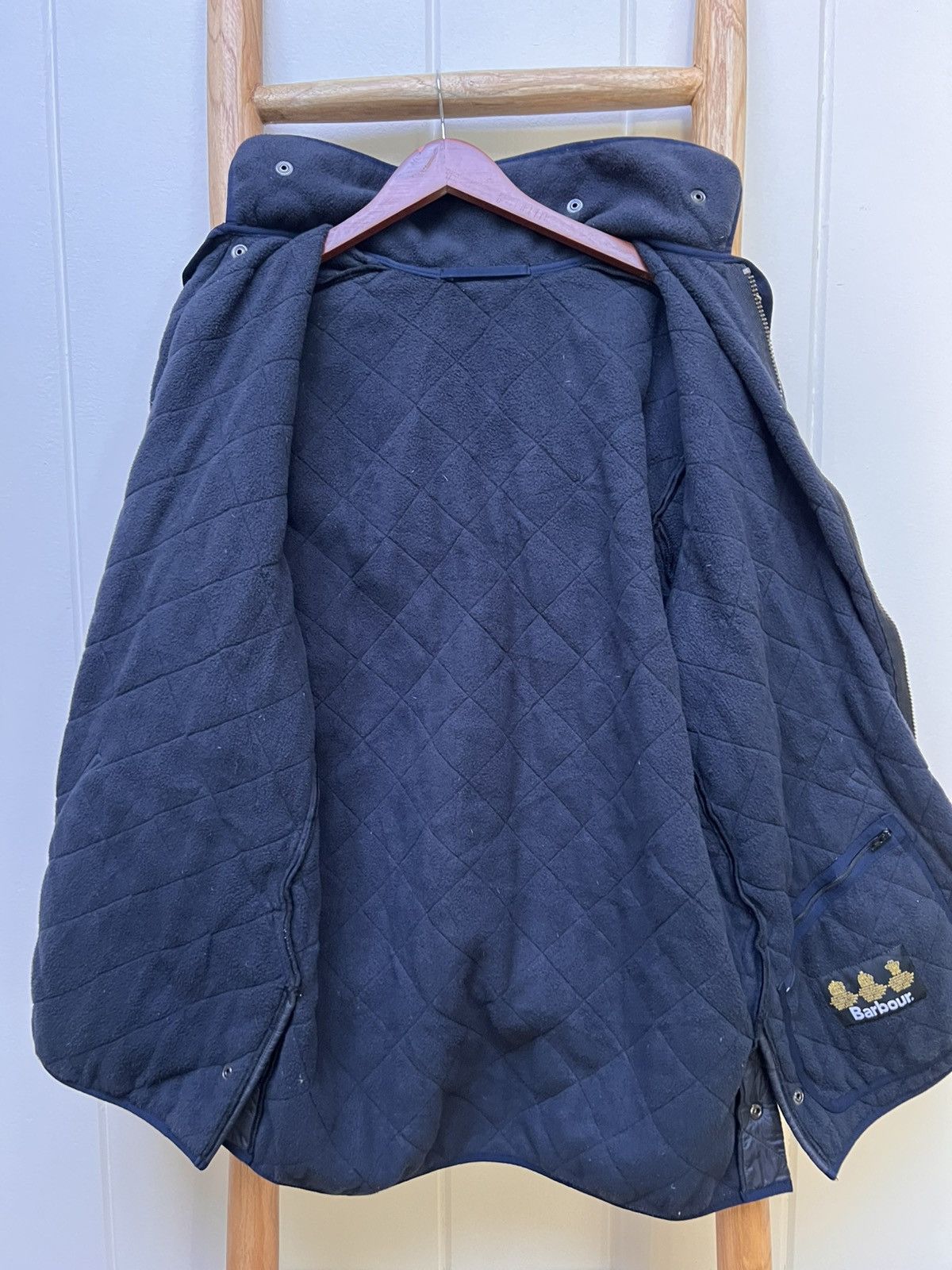 Barbour BARBOUR POLAR QUILTED JACKET - NAVY Size US L / EU 52-54 / 3 - 3 Thumbnail