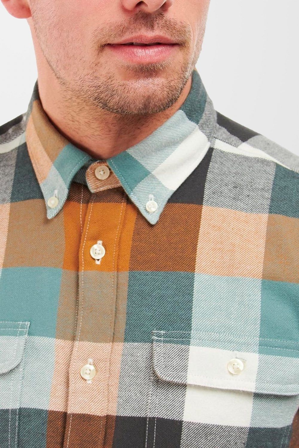 Barbour o1y1224 Logo Button Ups Shirt in Multicolor Size US XS / EU 42 / 0 - 2 Thumbnail