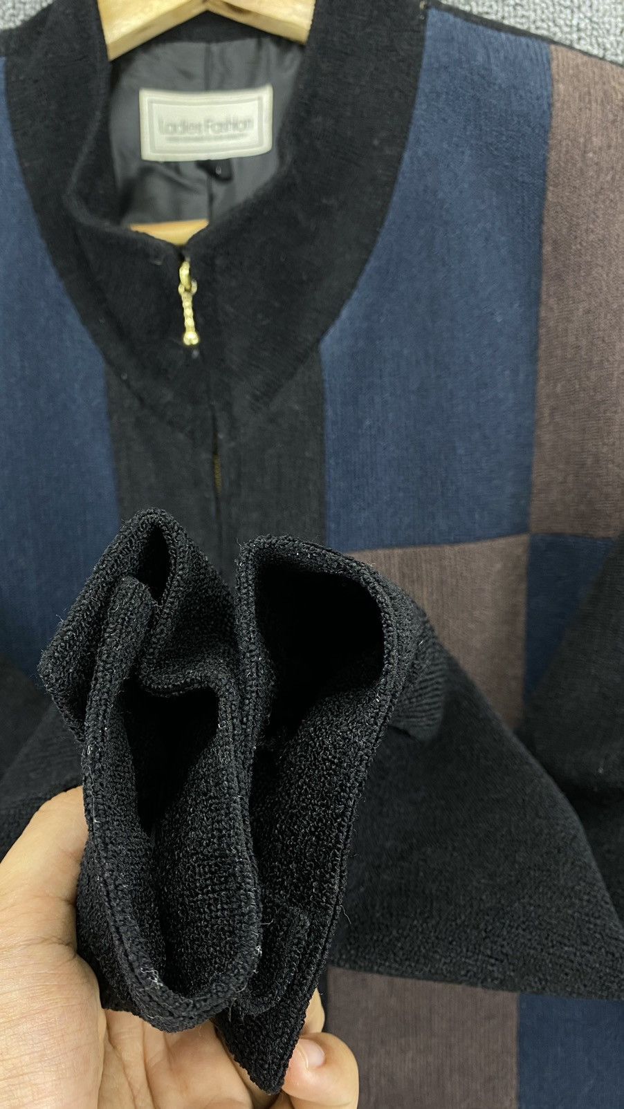 Vintage Vintage Ladies Fashion Japanese Knitted Style Jacket Size L / US 10 / IT 46 - 9 Thumbnail