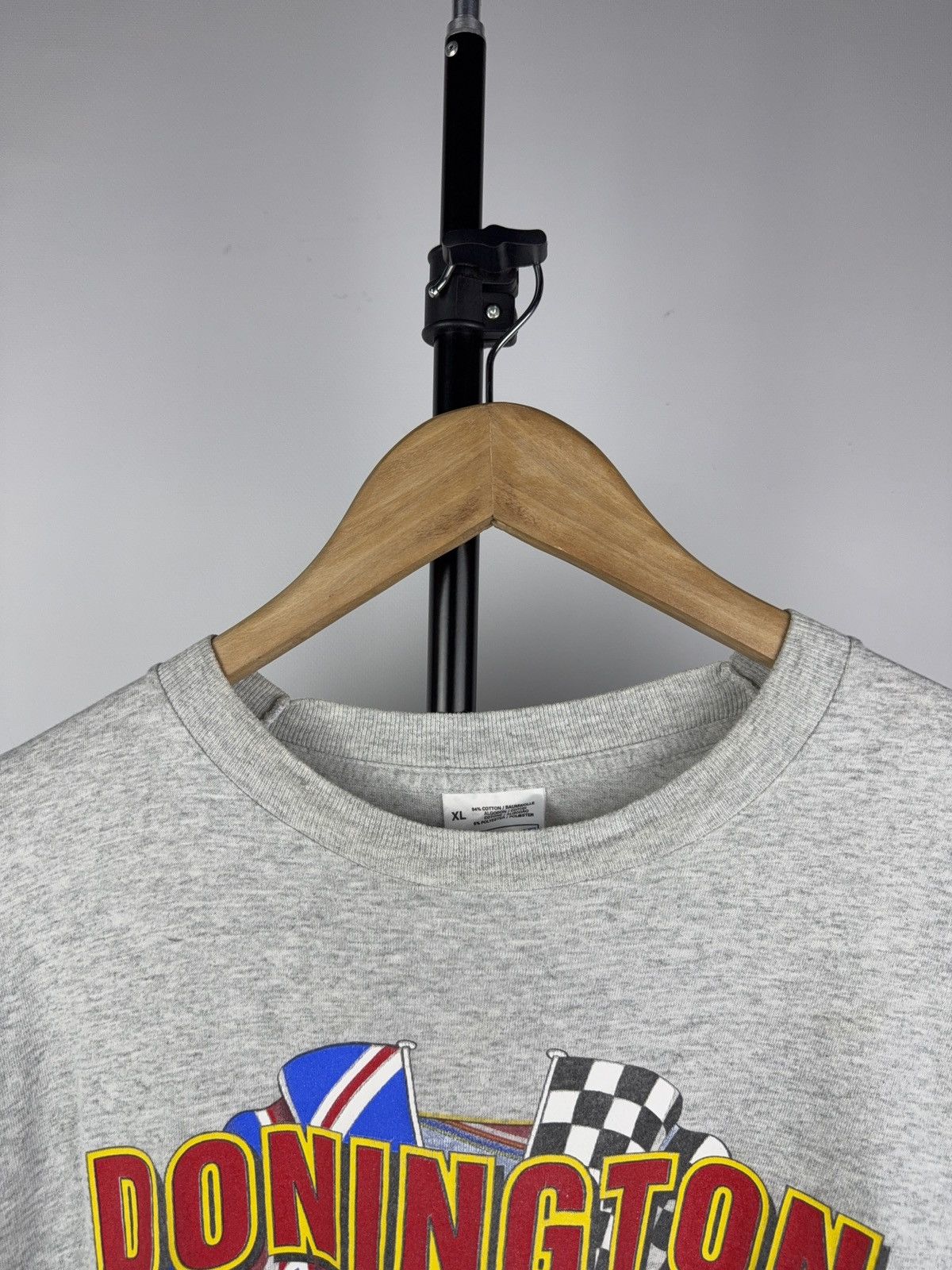 Other ⚡️Vintage 90s Crazy Donington 97 Rare Moto racing T-shirt Size US XL / EU 56 / 4 - 2 Thumbnail