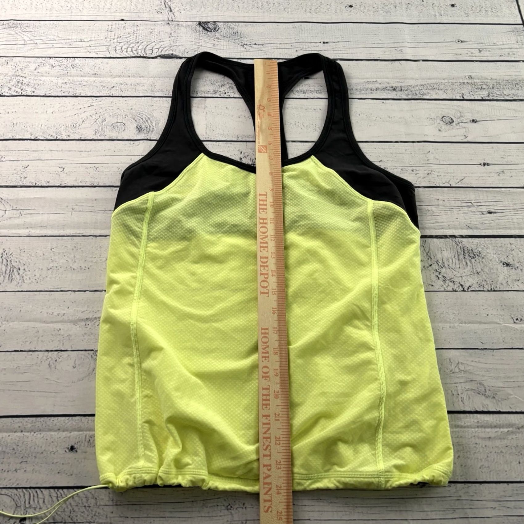 Vintage Lucy Athletic Tank Top Women's M Yellow Gray Sleeveless Bubble Shirt 90s? Size M / US 6-8 / IT 42-44 - 3 Thumbnail