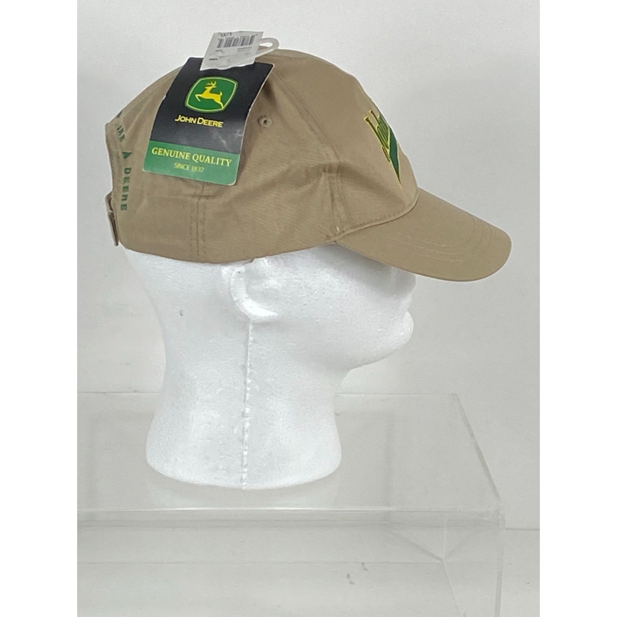 John Deere John Deere "Nothing Runs Like A Deere" Strapback Hat Cap Kha Size ONE SIZE - 2 Thumbnail