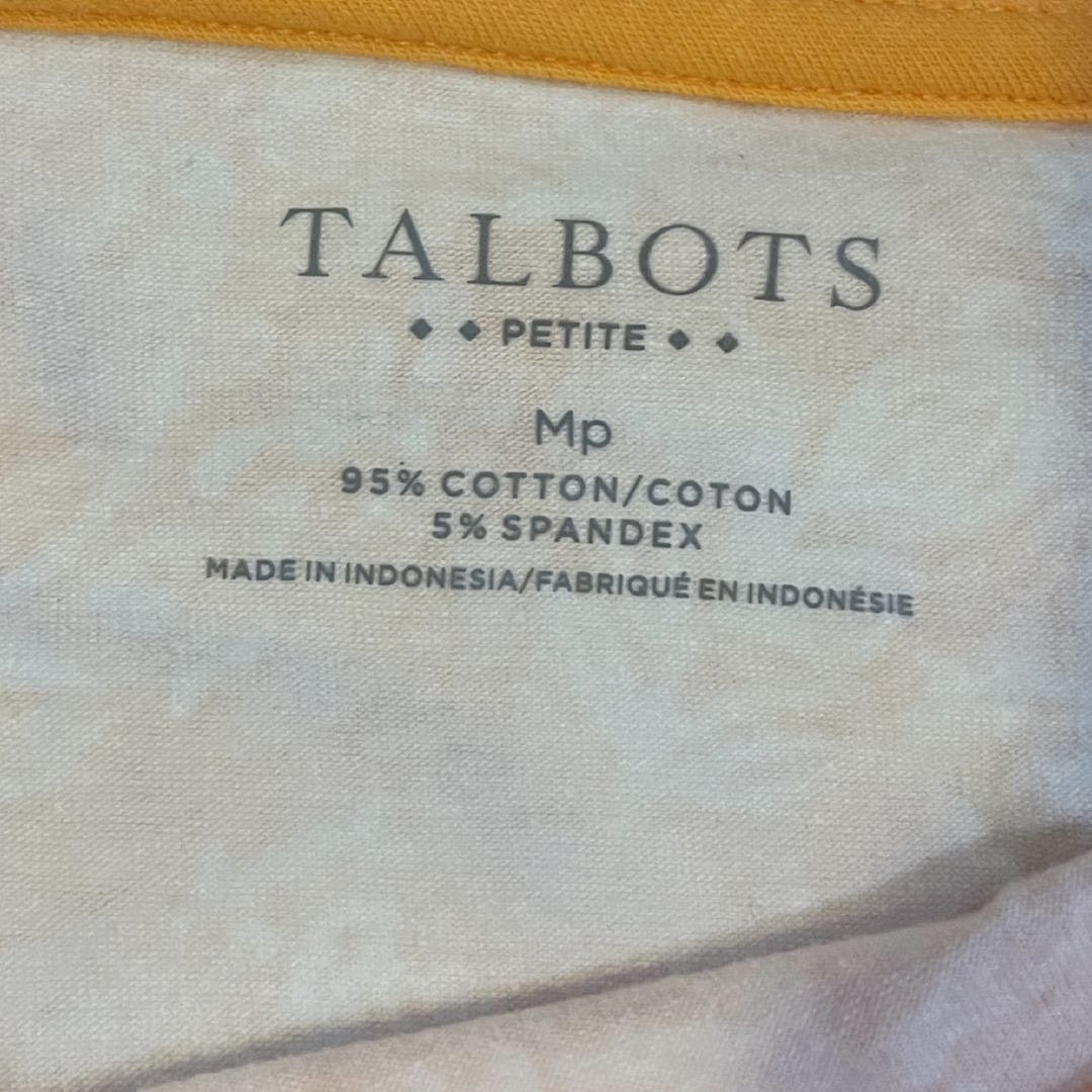 Talbots Bateau Neck Paisley Top Petite SZ M Artsy Casual Boho Indie Size M / US 6-8 / IT 42-44 - 3 Thumbnail