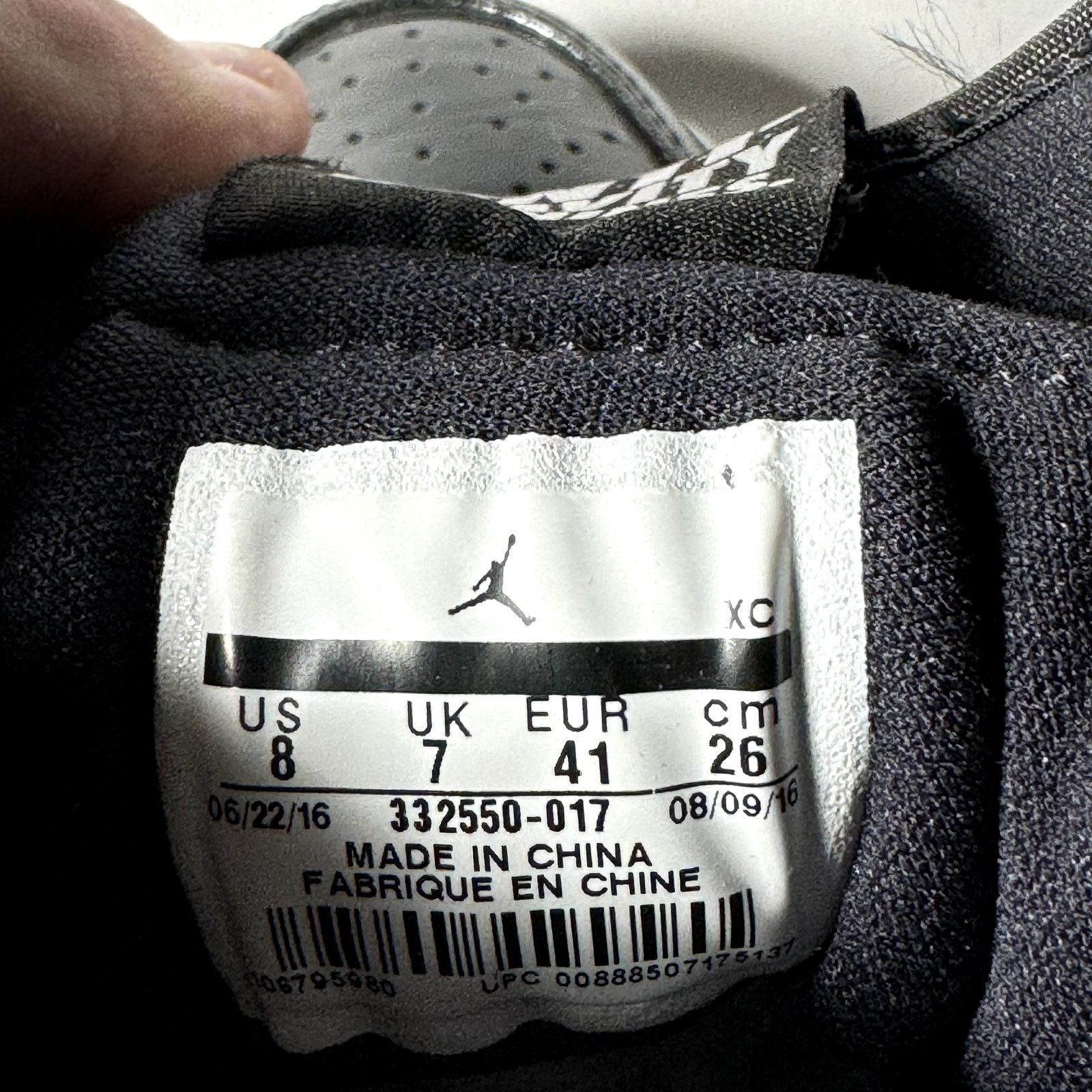 Jordan Brand × Nike Size 8 - Air Jordan 1 Retro High Black Patent Men's Shoes Size US 8 / EU 41 - 7 Thumbnail