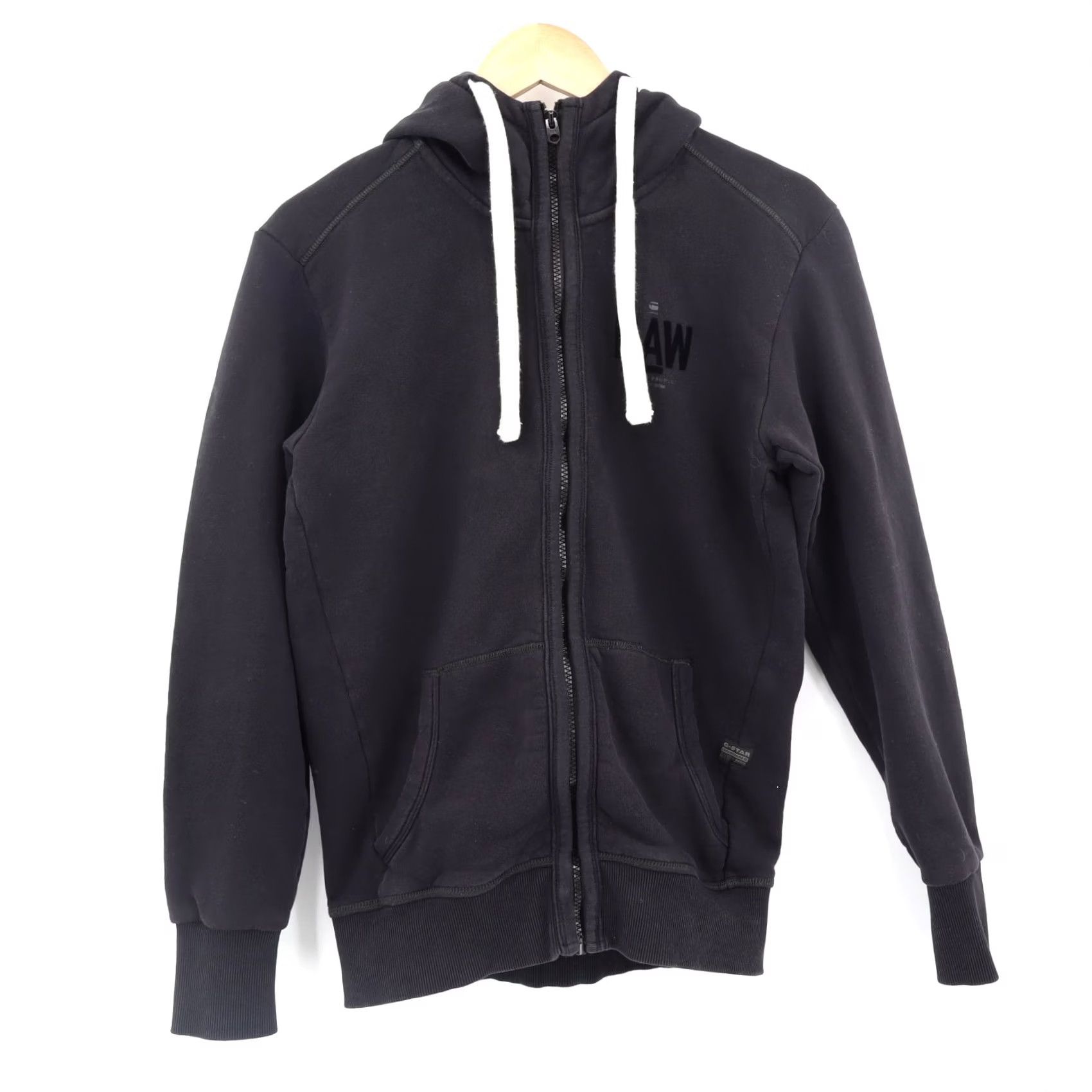 G-Star G-Star Hoodie Unisex Adults Black Full Zip Long Sleeve Size S Regular Size S / US 4 / IT 40 - 2 Thumbnail