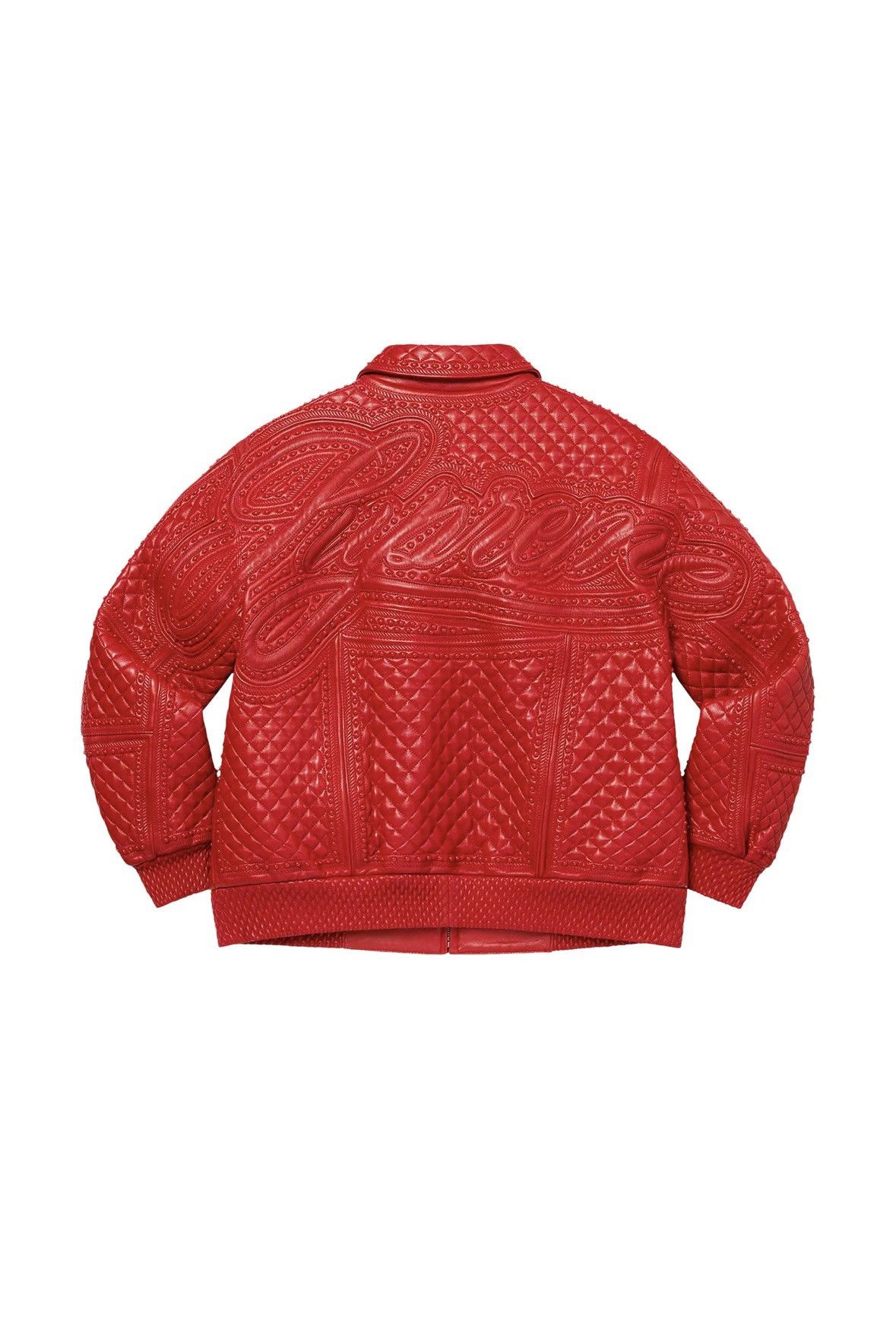 Supreme Supreme studded quilted red leather jacket Size US L / EU 52-54 / 3 - 2 Thumbnail