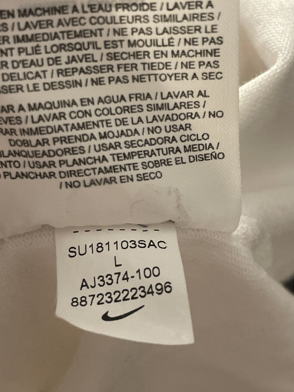 Off-White Offshore Nike tee Size US L / EU 52-54 / 3 - 4 Thumbnail