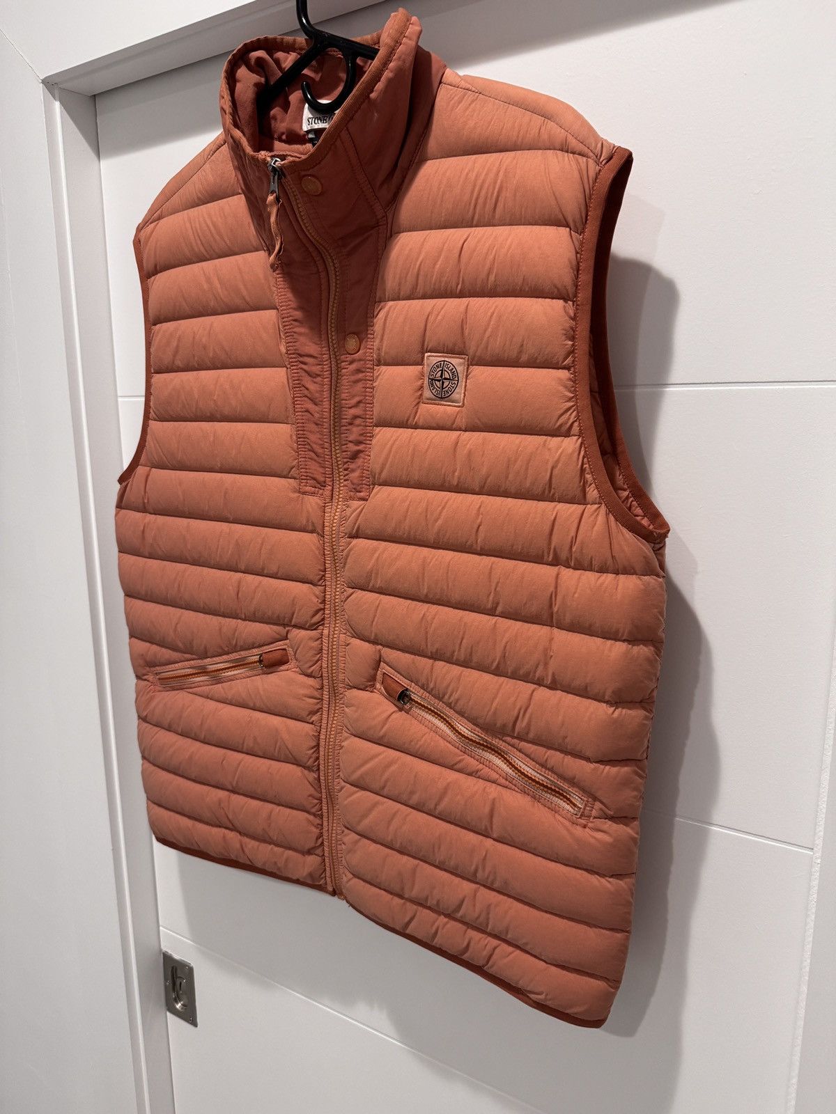 Stone Island Stone Island Nylon Patch Orange Puffer Vest Down Size XL Size US XL / EU 56 / 4 - 3 Thumbnail