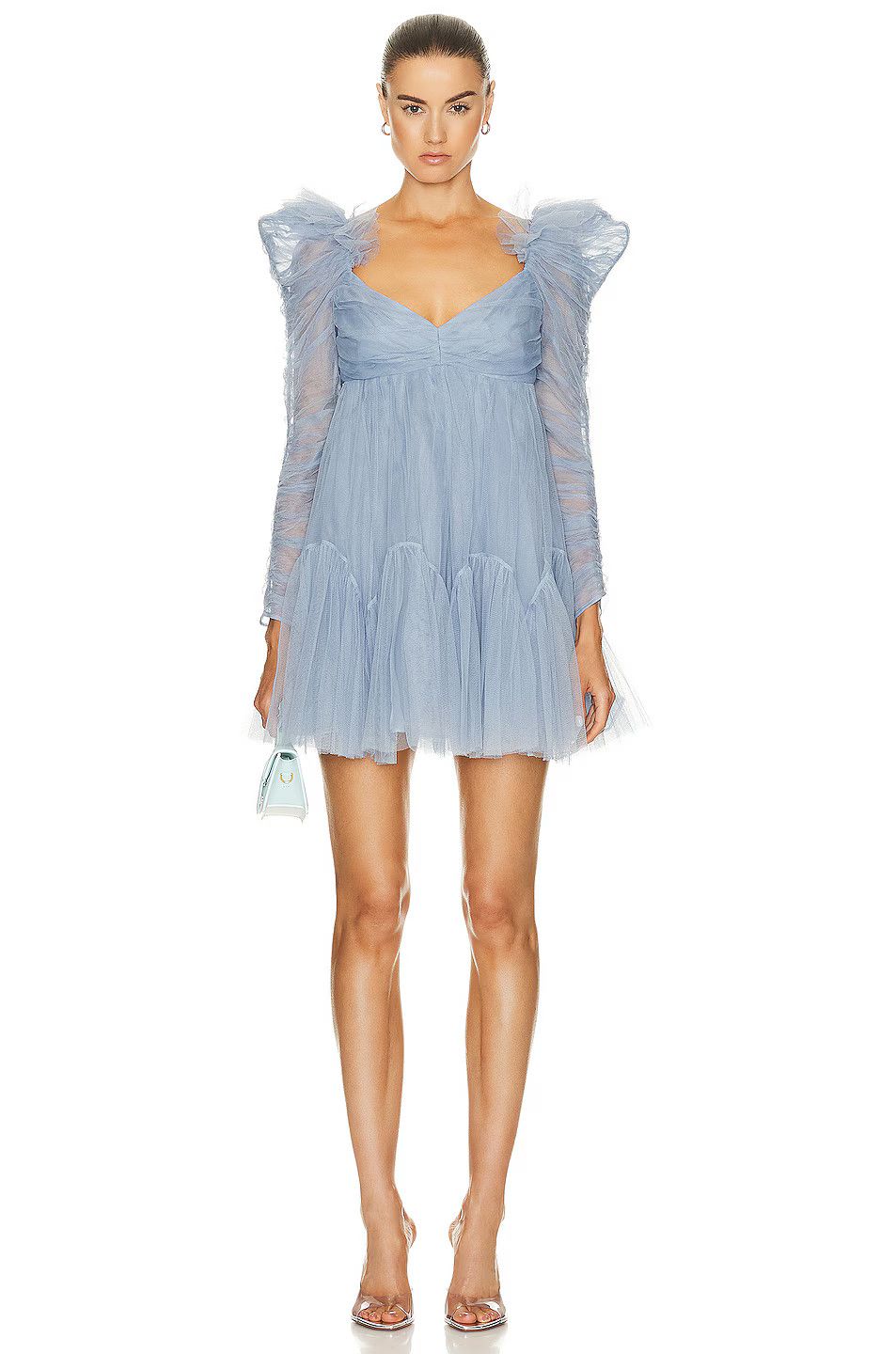 Zimmermann Tulle Ruched Mini Dress Size M / US 6-8 / IT 42-44 - 1 Thumbnail