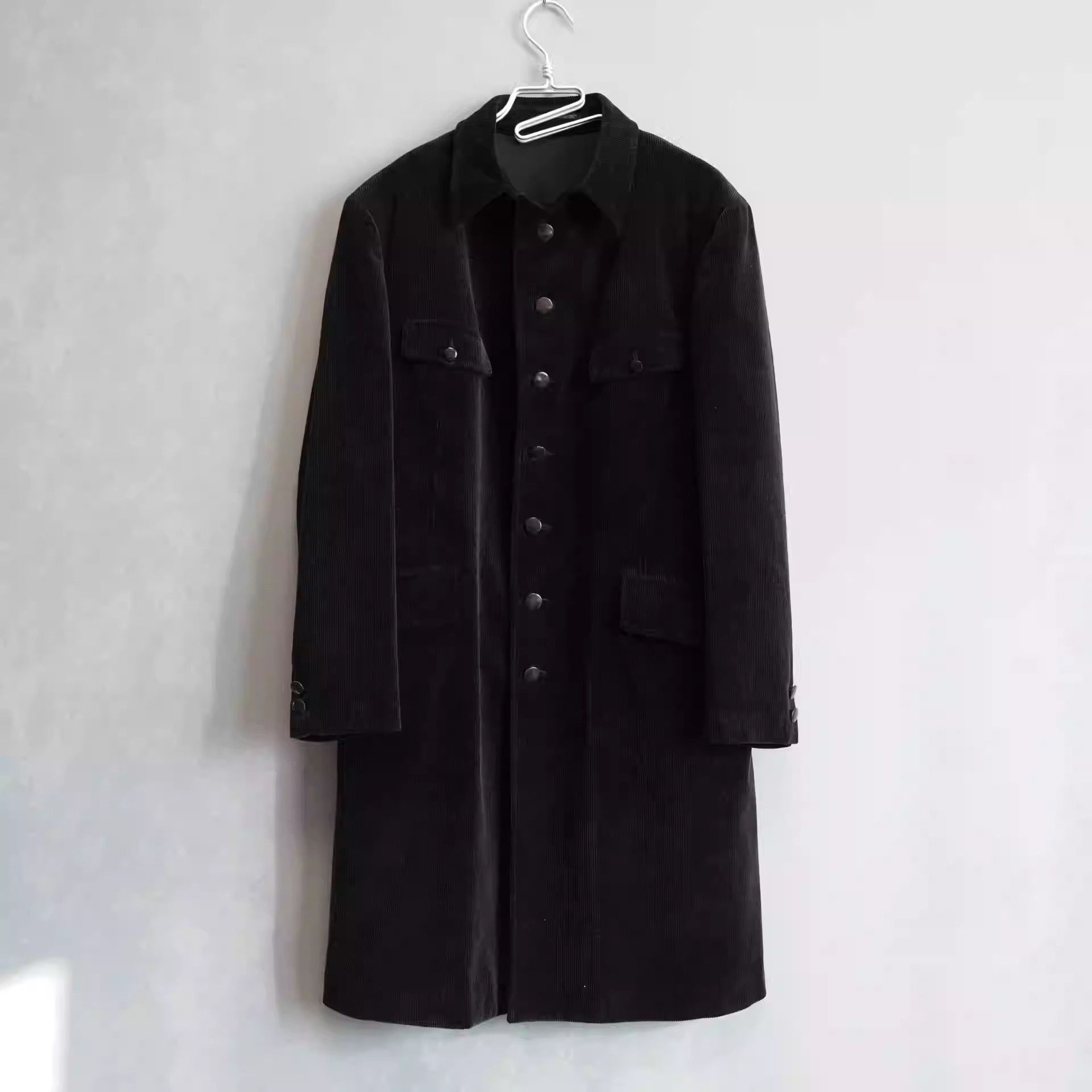 Yohji Yamamoto Yohji Yamamoto 03AW Cracked Agate Corduroy Long Jacket-2505 Size US L / EU 52-54 / 3 - 1 Thumbnail