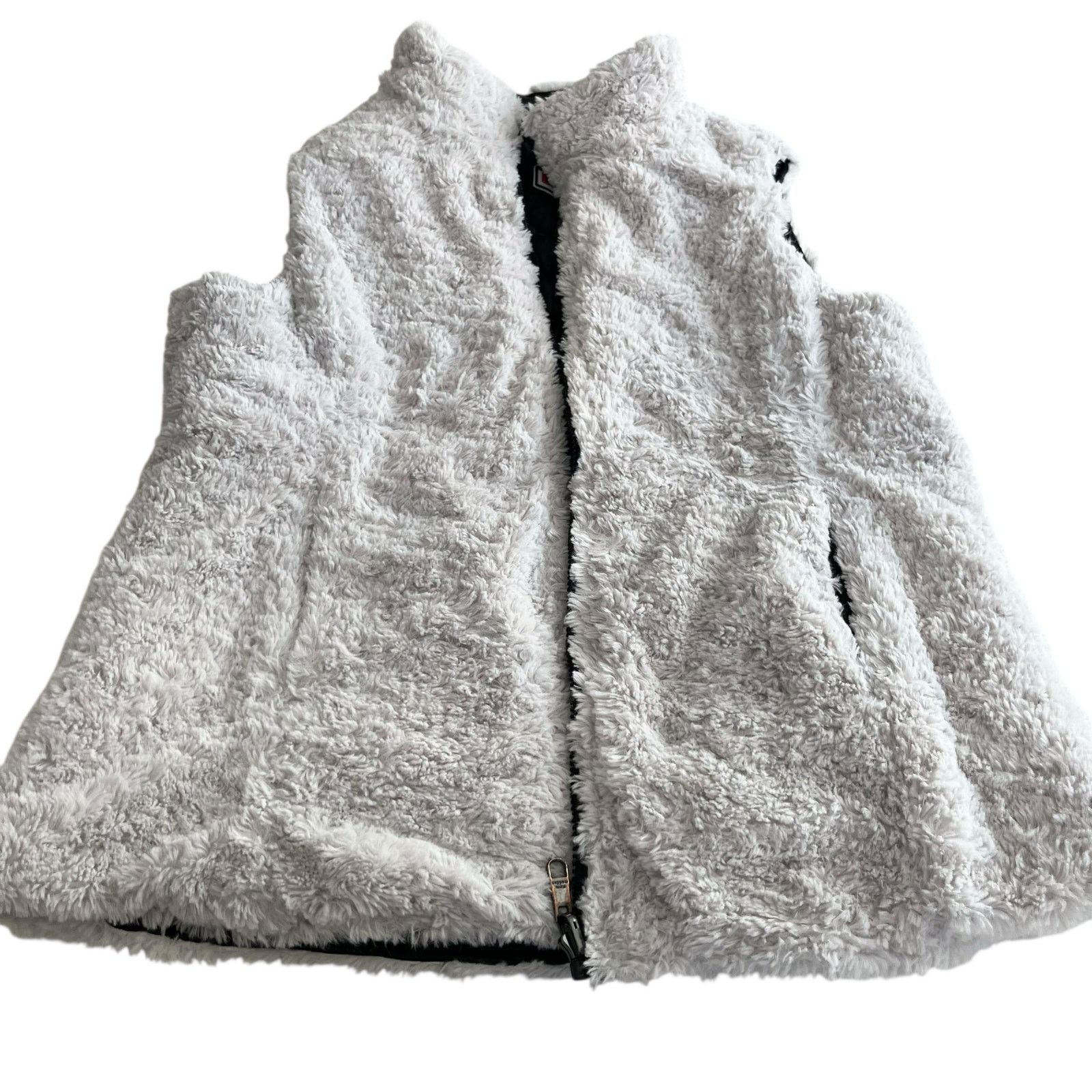 Steve Madden Steve Madden Black Quilted Reversible Sherpa Vest Womens Size M / US 6-8 / IT 42-44 - 10 Thumbnail