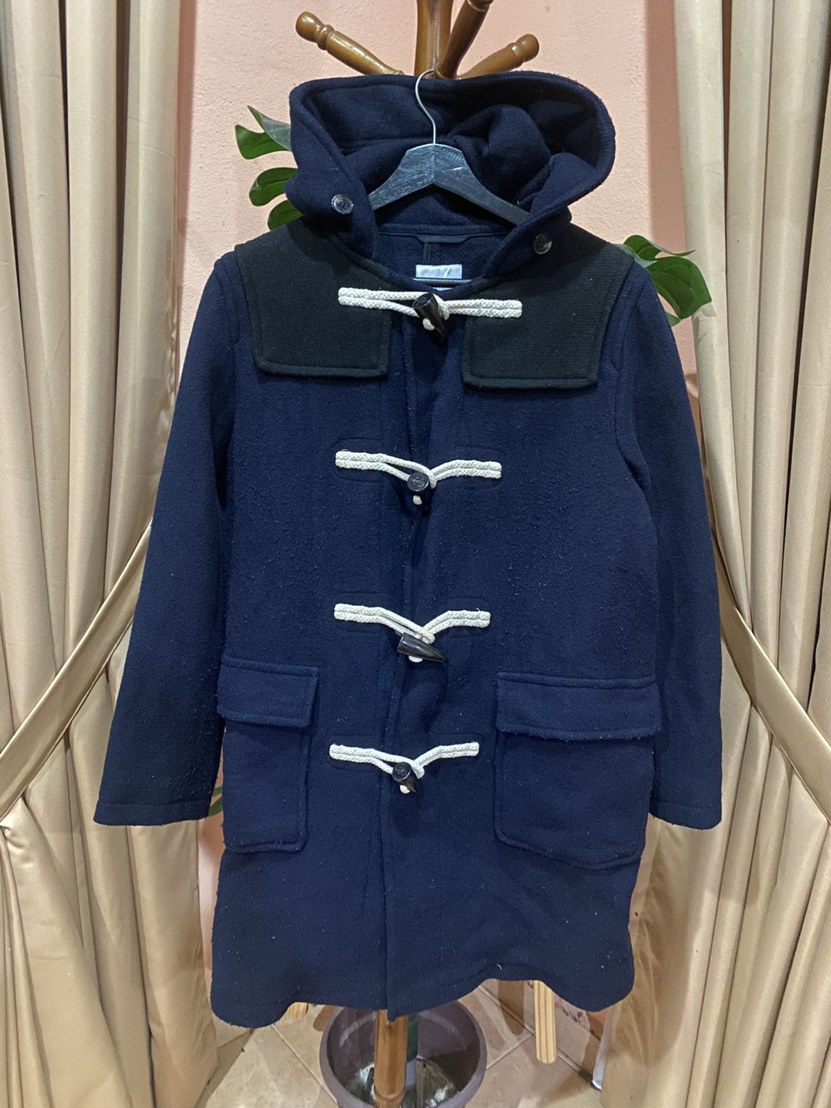 Anderson x Uniqlo Navy Blue Duffle Coat Classic Toggle