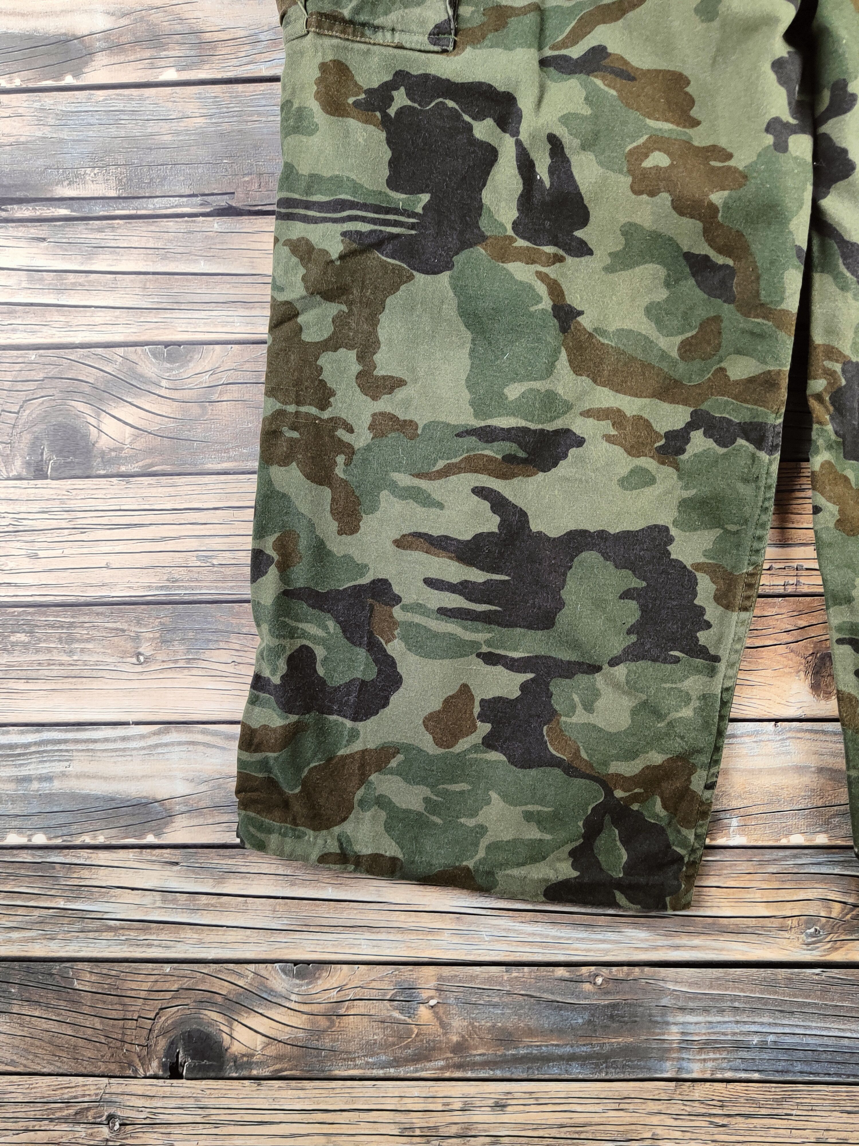 Japanese Brand Evenriver Camouflage Multipocket Cargo Pants #S2885 Size US 32 / EU 48 - 9 Thumbnail