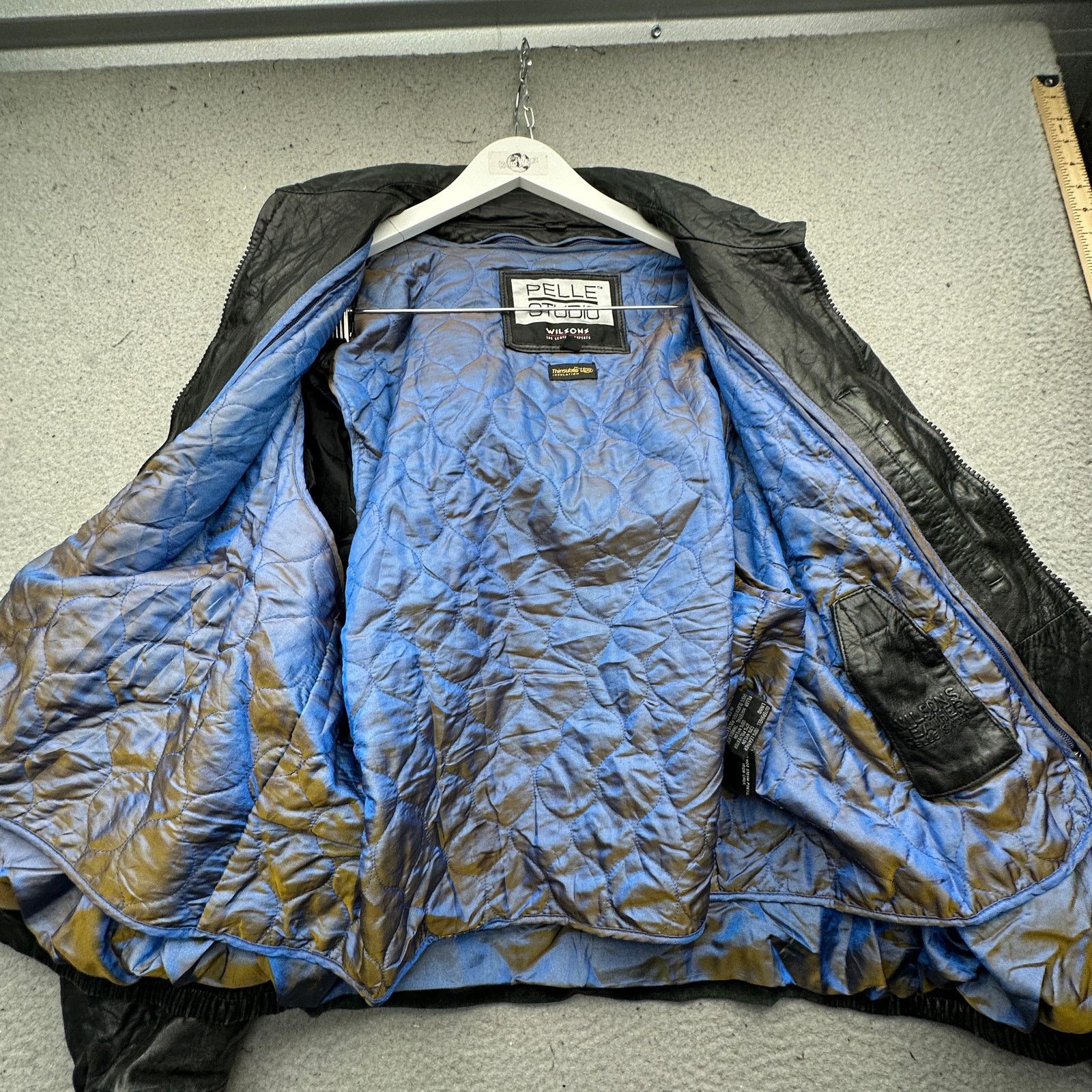 Wilsons Leather Vintage Wilsons Leather Pelle Studio Bomber Jacket Womens 1X Size M / US 6-8 / IT 42-44 - 13 Thumbnail