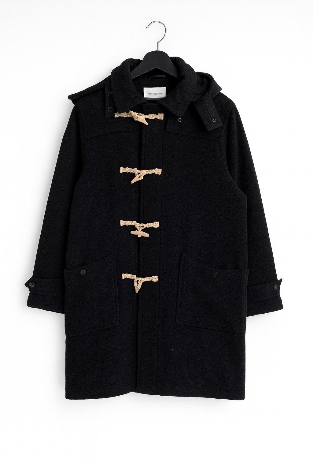 Paul Smith Paul Smith London Black Wool Duffle Coat Hooded ToggleJacket Size US L / EU 52-54 / 3 - 1 Thumbnail