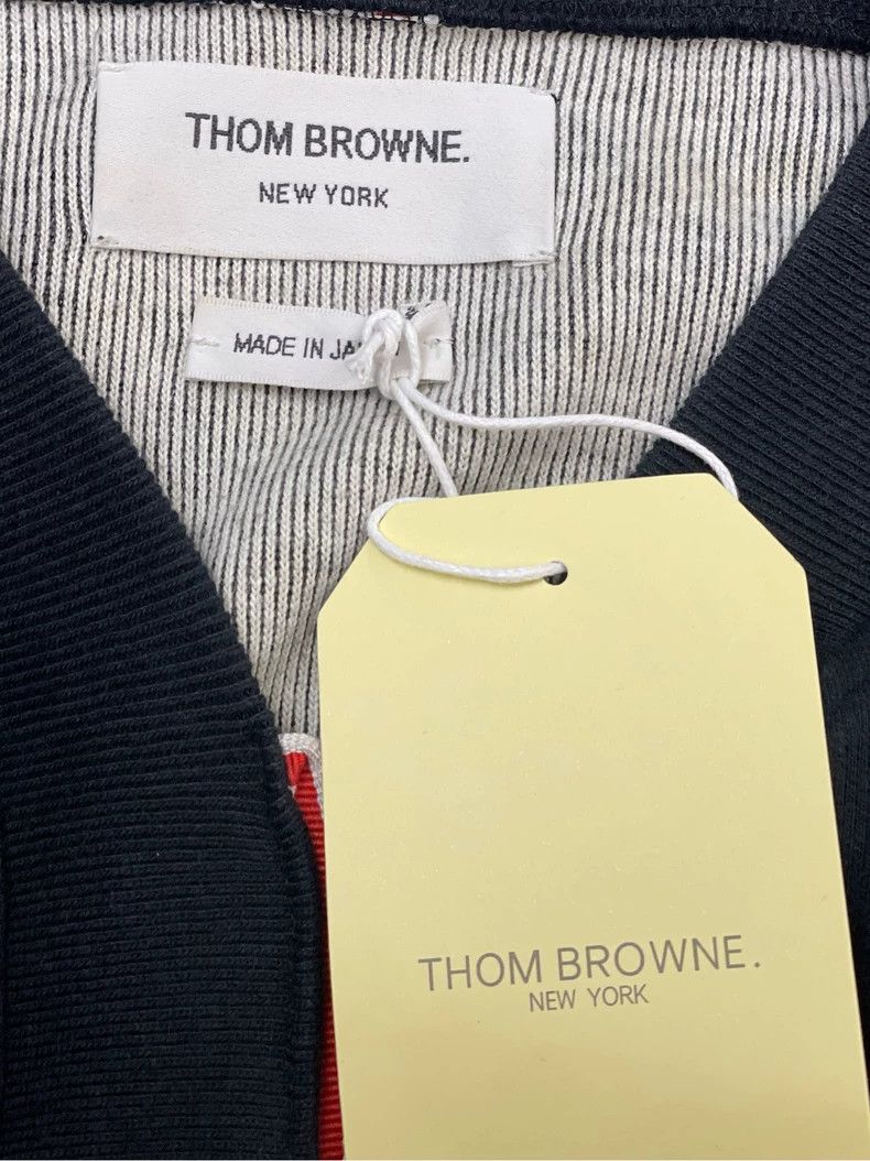 Thom Browne Thom browne Black stripe zipper baseball suit jacket 2504-N Size US S / EU 44-46 / 1 - 6 Thumbnail