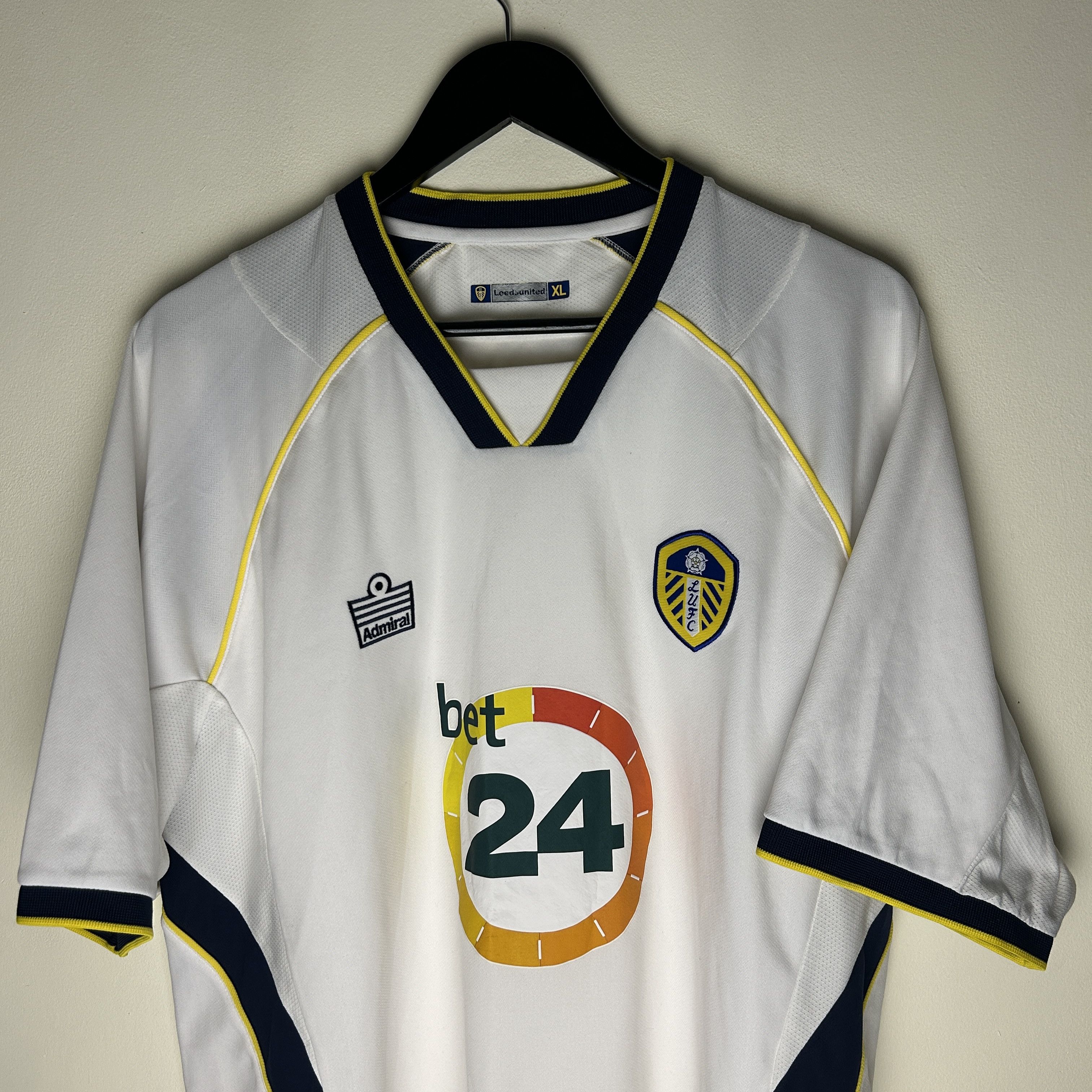 Vintage Leeds United Admiral 2006-07 Home Soccer Jersey Size US XL / EU 56 / 4 - 2 Thumbnail