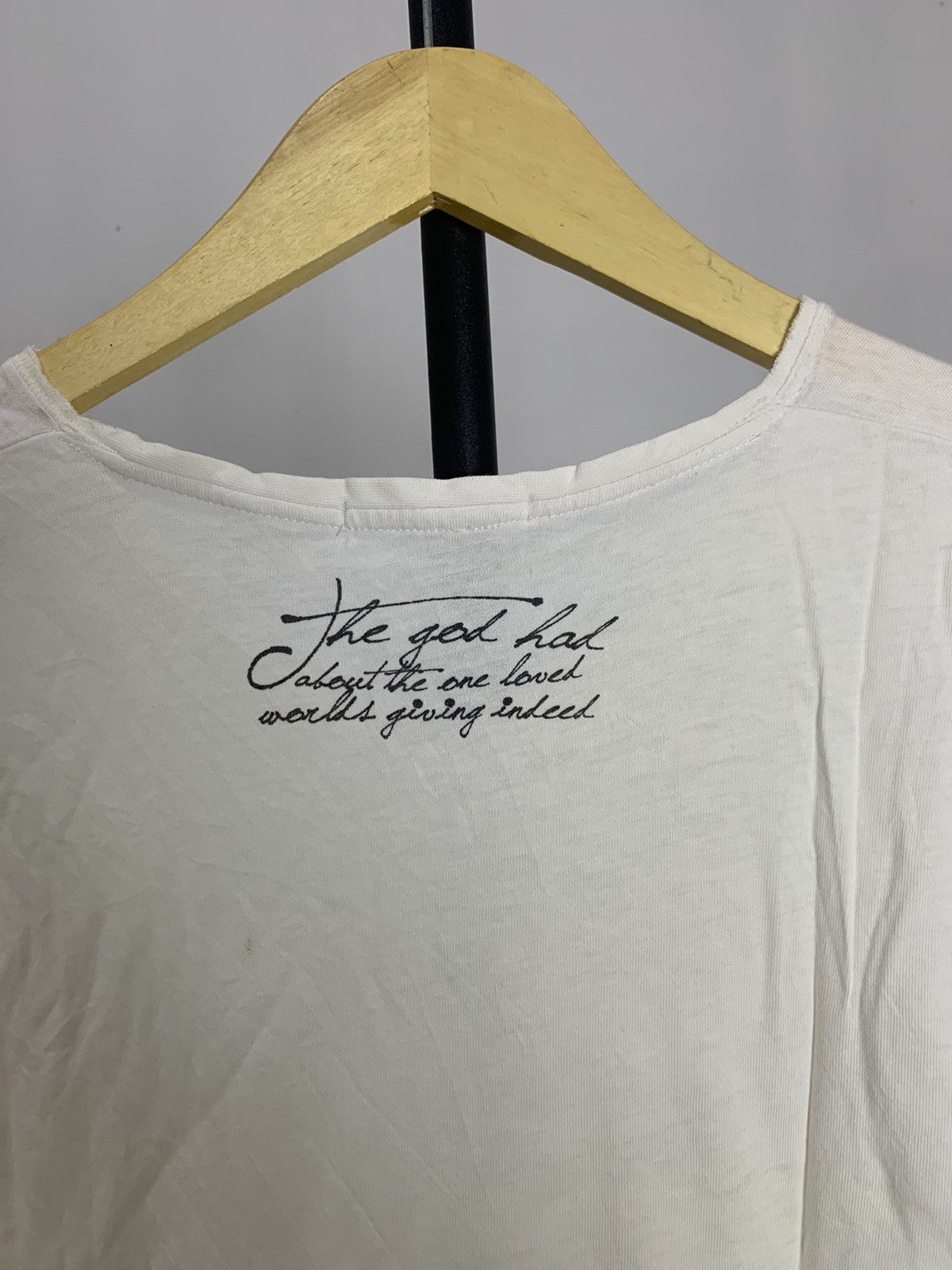 Hysteric Glamour Japanese Semantic Poem Script V Neck Tees Size US M / EU 48-50 / 2 - 4 Thumbnail