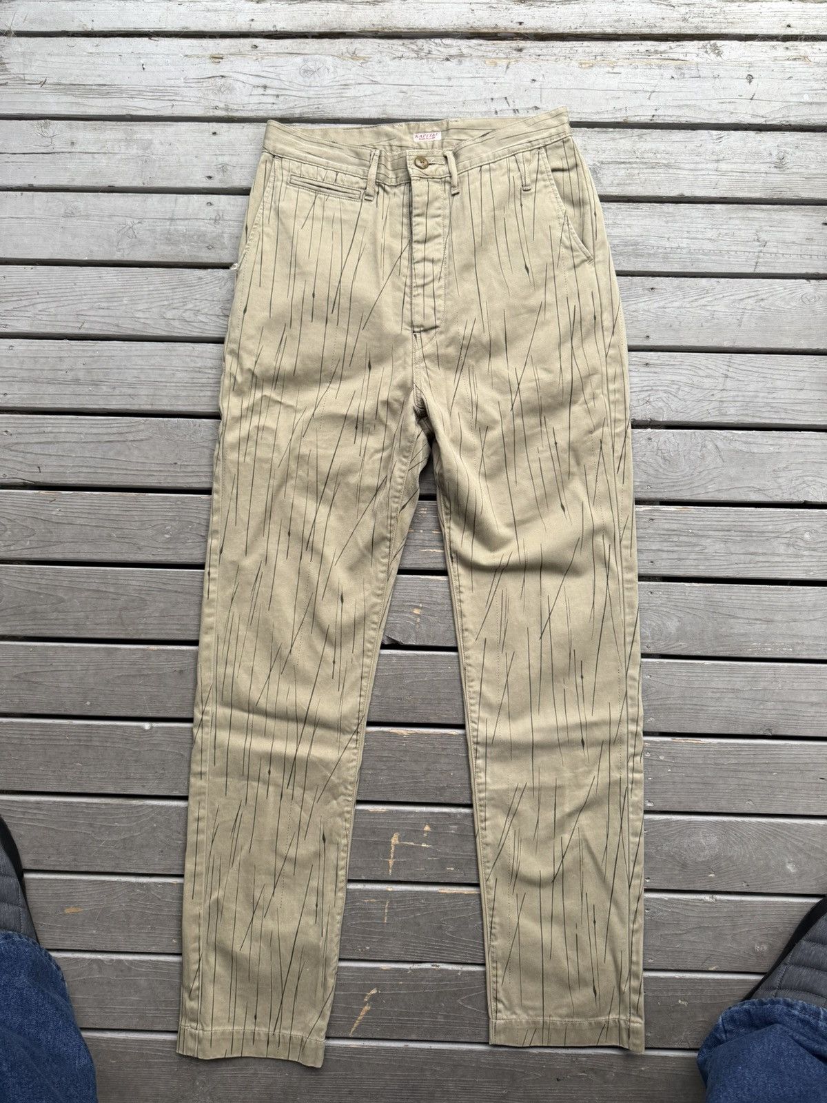 Kapital Kountry raindrop camo khaki pants chinos size 32