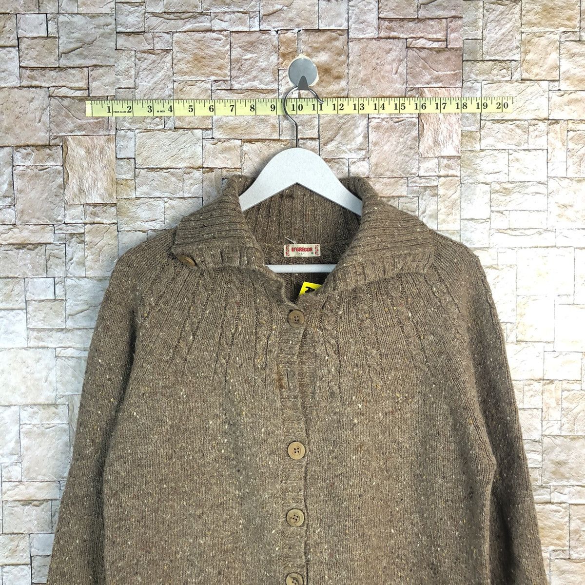 Homespun Knitwear × McGregor Mc Gregor Brown Knitwear #A945 Size L / US 10 / IT 46 - 2 Thumbnail