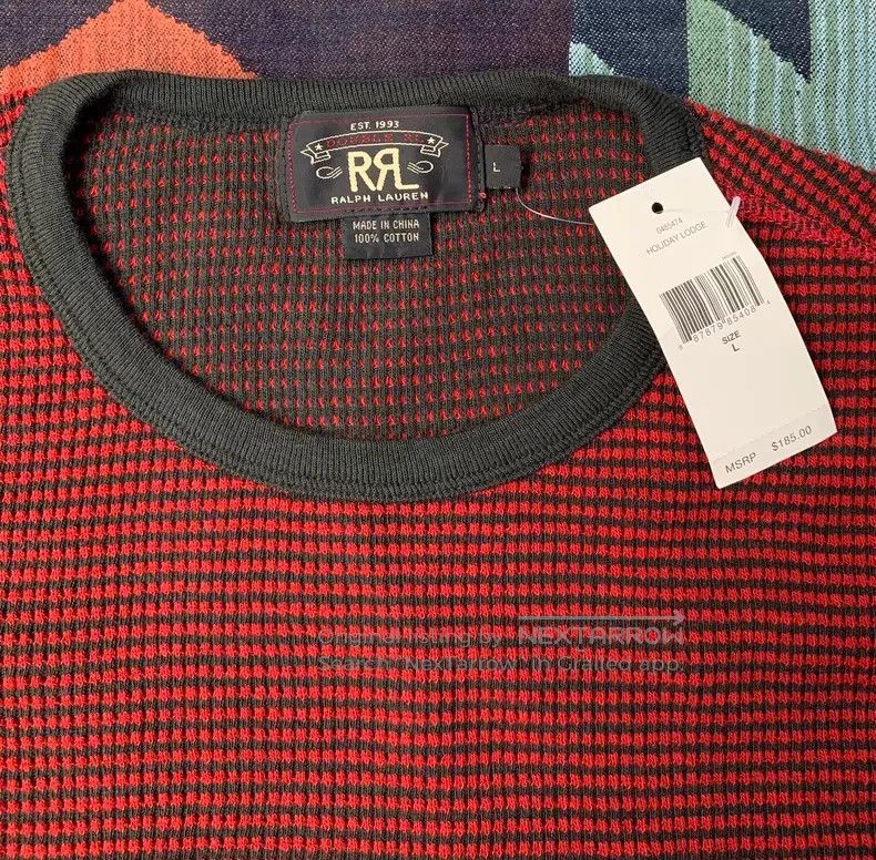 RRL Ralph Lauren RRL Ralph Lauren Waffle Long Sleeve T-Shirt Size US L / EU 52-54 / 3 - 3 Thumbnail
