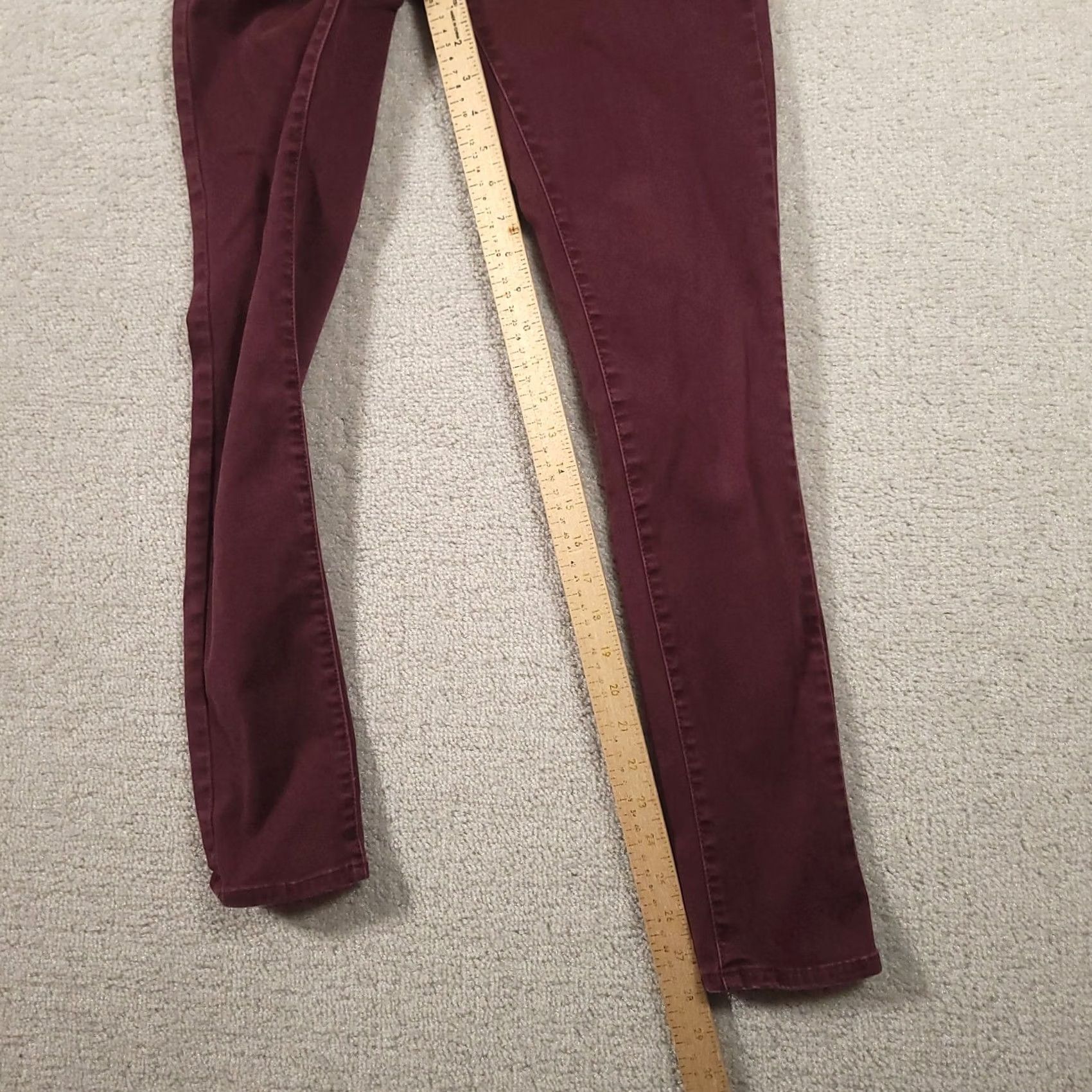 Levi's Levi's 311 Jeans Women's Size 26 Burgundy Mid-Rise Shaping Skinny Denim Size 26" / US 2 / IT 38 - 5 Thumbnail