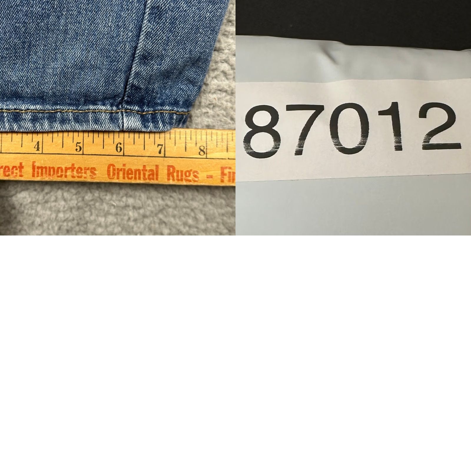 Levi's Levis 505 Jeans Men 38X32 Blue Regular Fit Straight Leg Distressed Stretch Denim Size US 38 / EU 54 - 8 Thumbnail