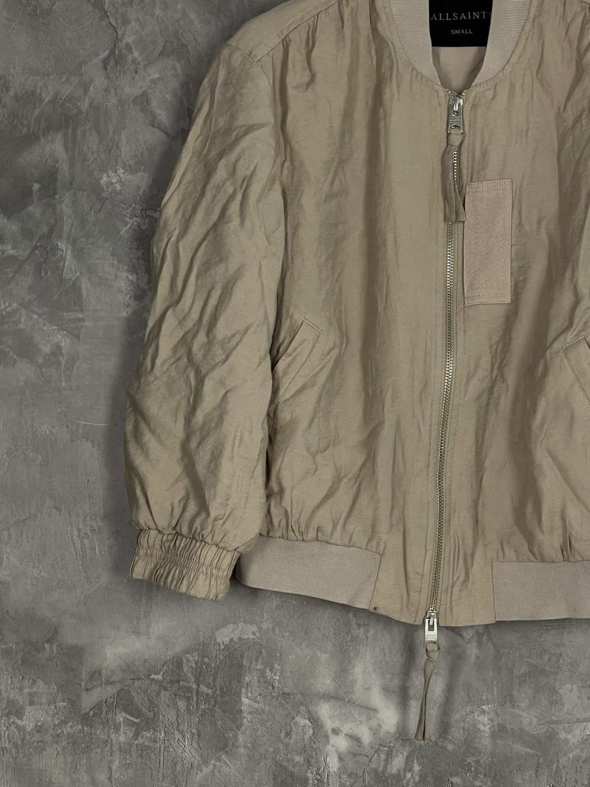 Allsaints All Saints Baggy Bomber jacket Avant Garde Jacket Size S / US 4 / IT 40 - 5 Thumbnail