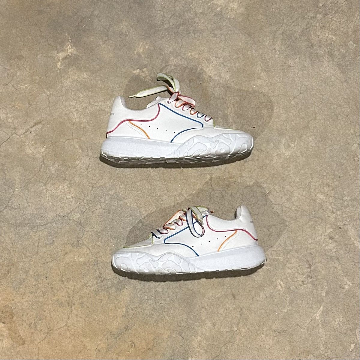 Alexander McQueen × Designer Alexander McQueen Court Outline Trainer Sneakers EU 38.5 Size US 6.5 / EU 39-40 - 2 Thumbnail