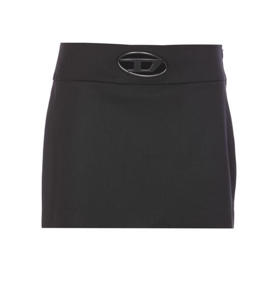 Diesel DIESEL Women Mid Skirts A14388 0PHAL9XXA Black Size 28" / US 6 / IT 42 - 1 Thumbnail