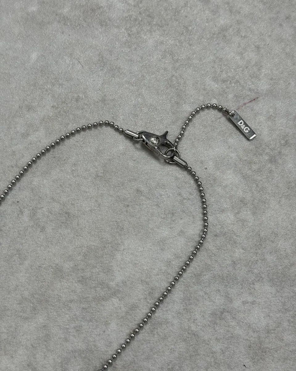 Dolce & Gabbana Dolce & Gabbana Silver Dogtag Necklace Size ONE SIZE - 4 Thumbnail