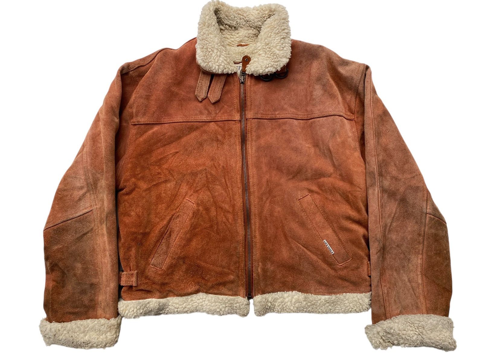 Genuine Leather Vtg Life Tools Leather Suede Jacket Zip Up Size US M / EU 48-50 / 2 - 1 Thumbnail