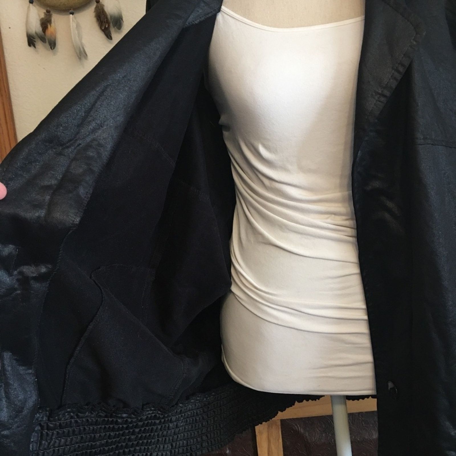 Vintage Vintage 80s Lori of California faux leather coat Size XL / US 12-14 / IT 48-50 - 4 Thumbnail