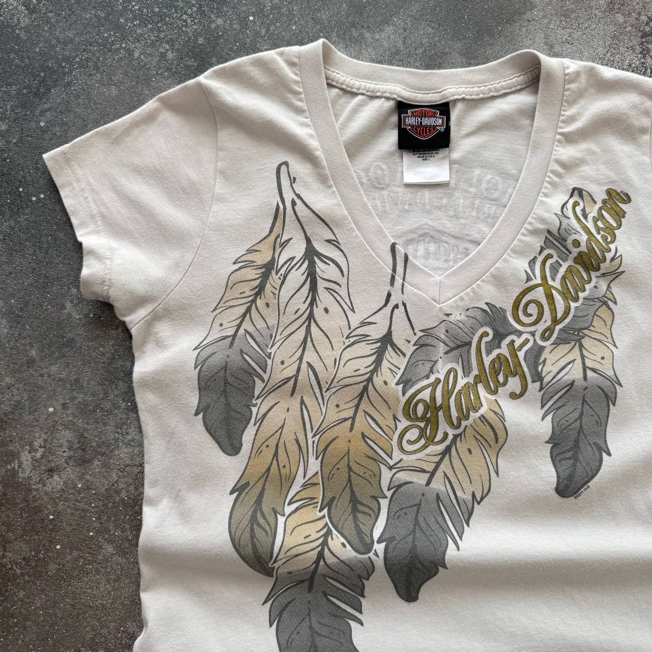 Harley Davidson × Japanese Brand × Vintage Y2K Harley Davidson Vintage Amazing T-Shirt Size L / US 10 / IT 46 - 3 Thumbnail