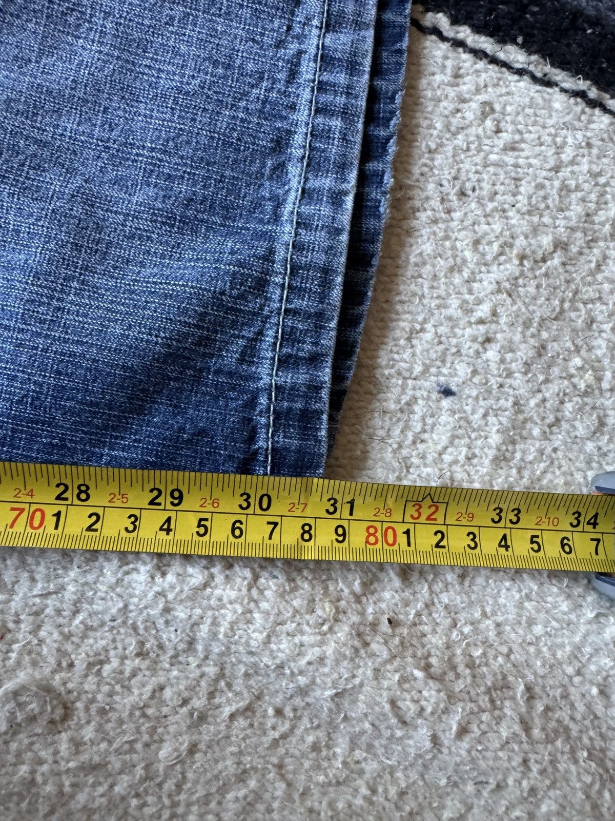 Ecko Unltd. Y2K Ecko Unltd Embroidered Baggy Wide Leg Jean 38W Size US 38 / EU 54 - 6 Thumbnail