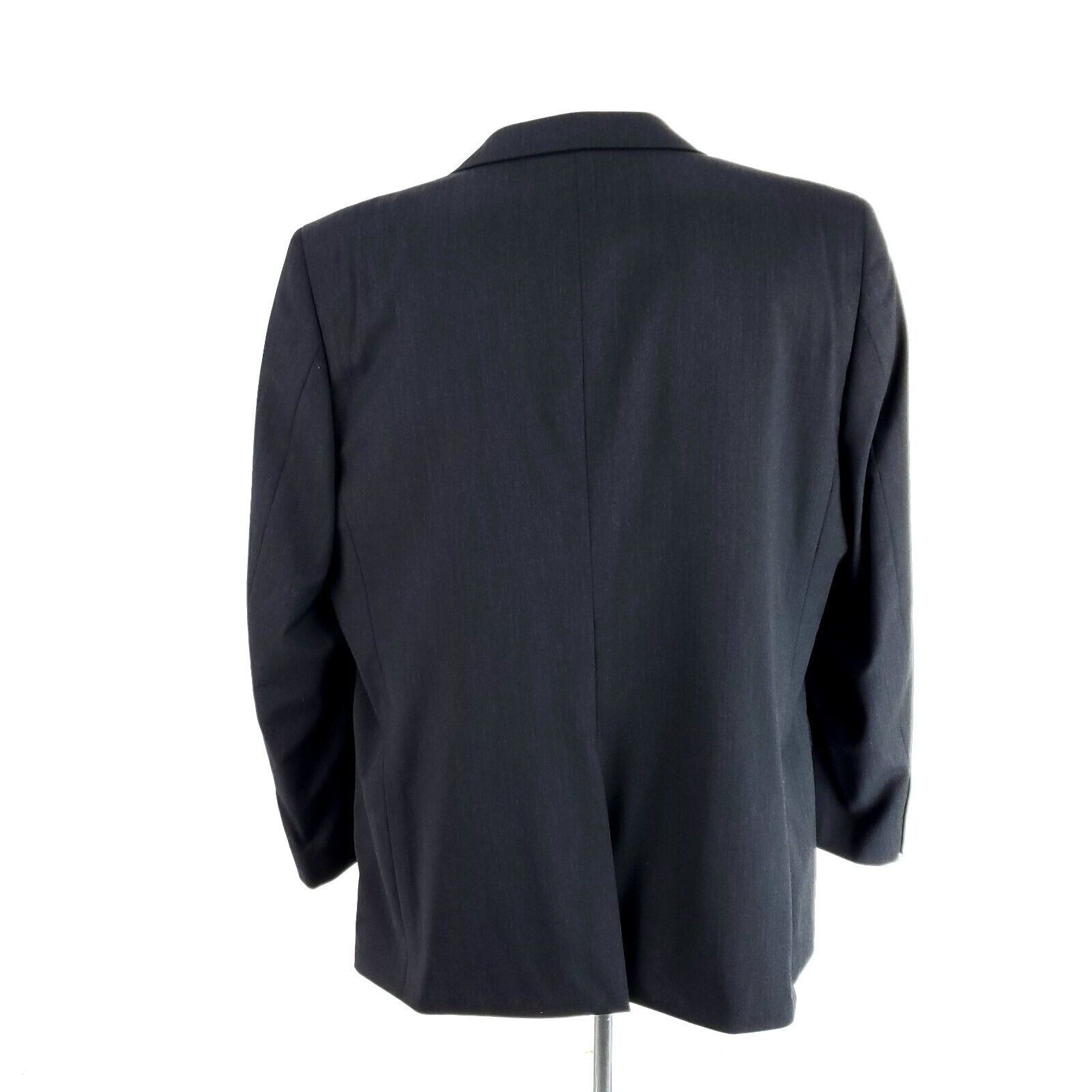Joseph & Feiss Joseph Feiss Comfort Stretch Wool 2 Button Blazer 46R Gray Size 46R - 5 Thumbnail