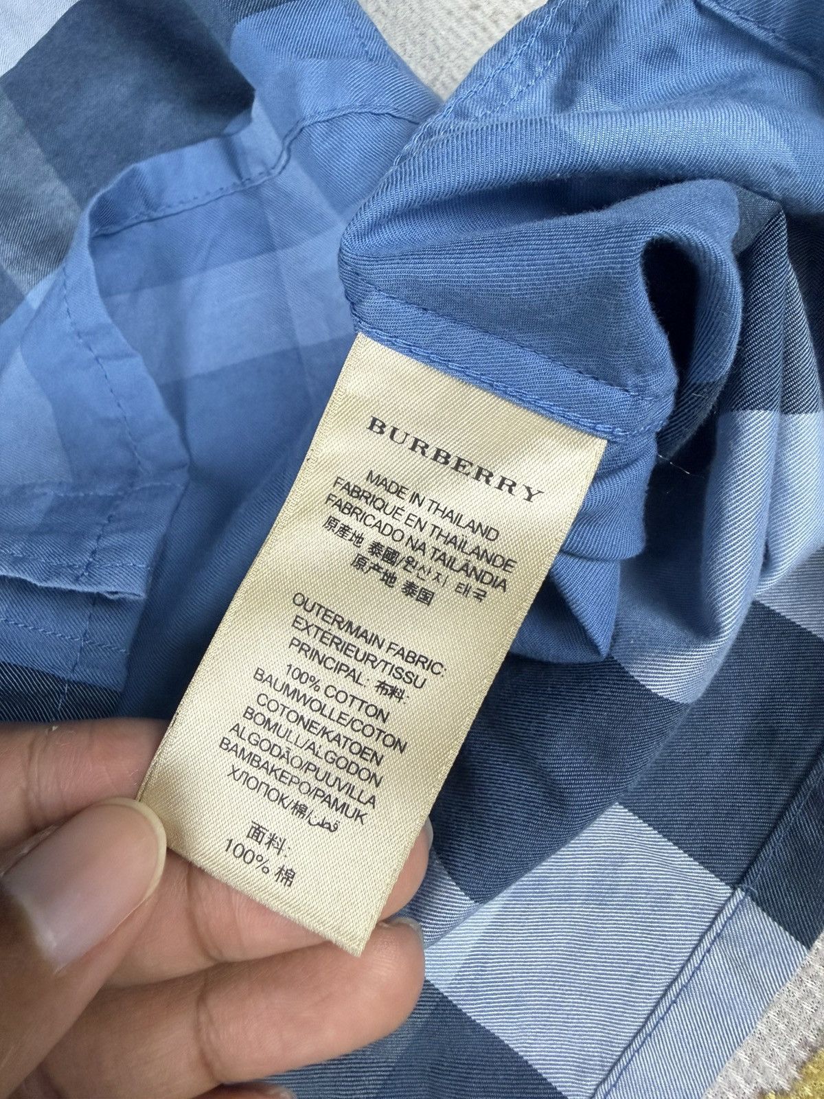 Burberry Burberry Brit Plaid Button Up Shirt Size US M / EU 48-50 / 2 - 6 Thumbnail