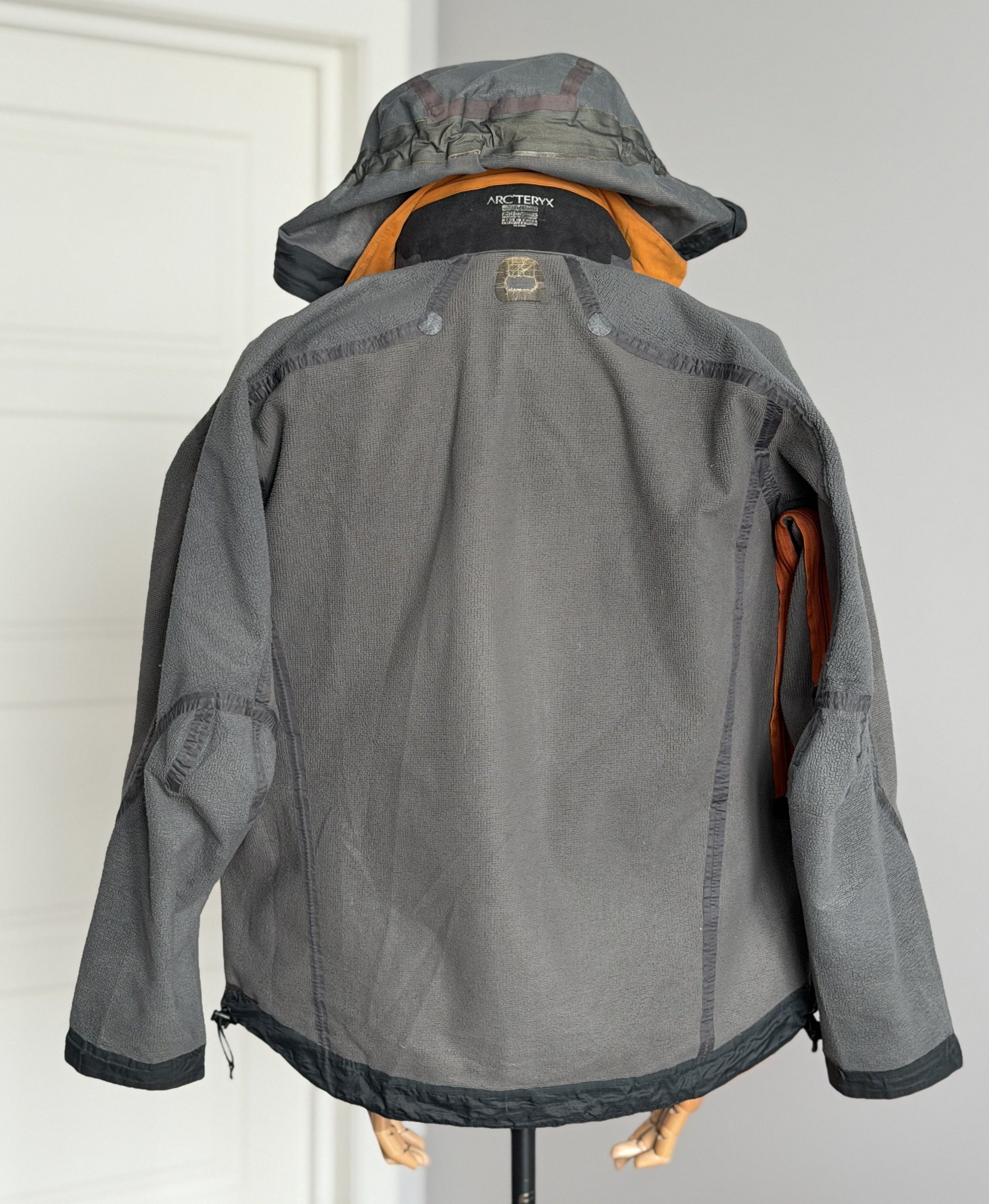 Arc'teryx ARC'TERYX Windstopper Yellow Hooded Jacket Outdoor Trekking Size US S / EU 44-46 / 1 - 15 Thumbnail