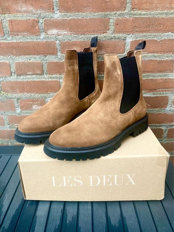 Les Deux Tatum suède Chelsea boots 43 Portugal brown new Size US 10 / EU 43 - 4 Thumbnail